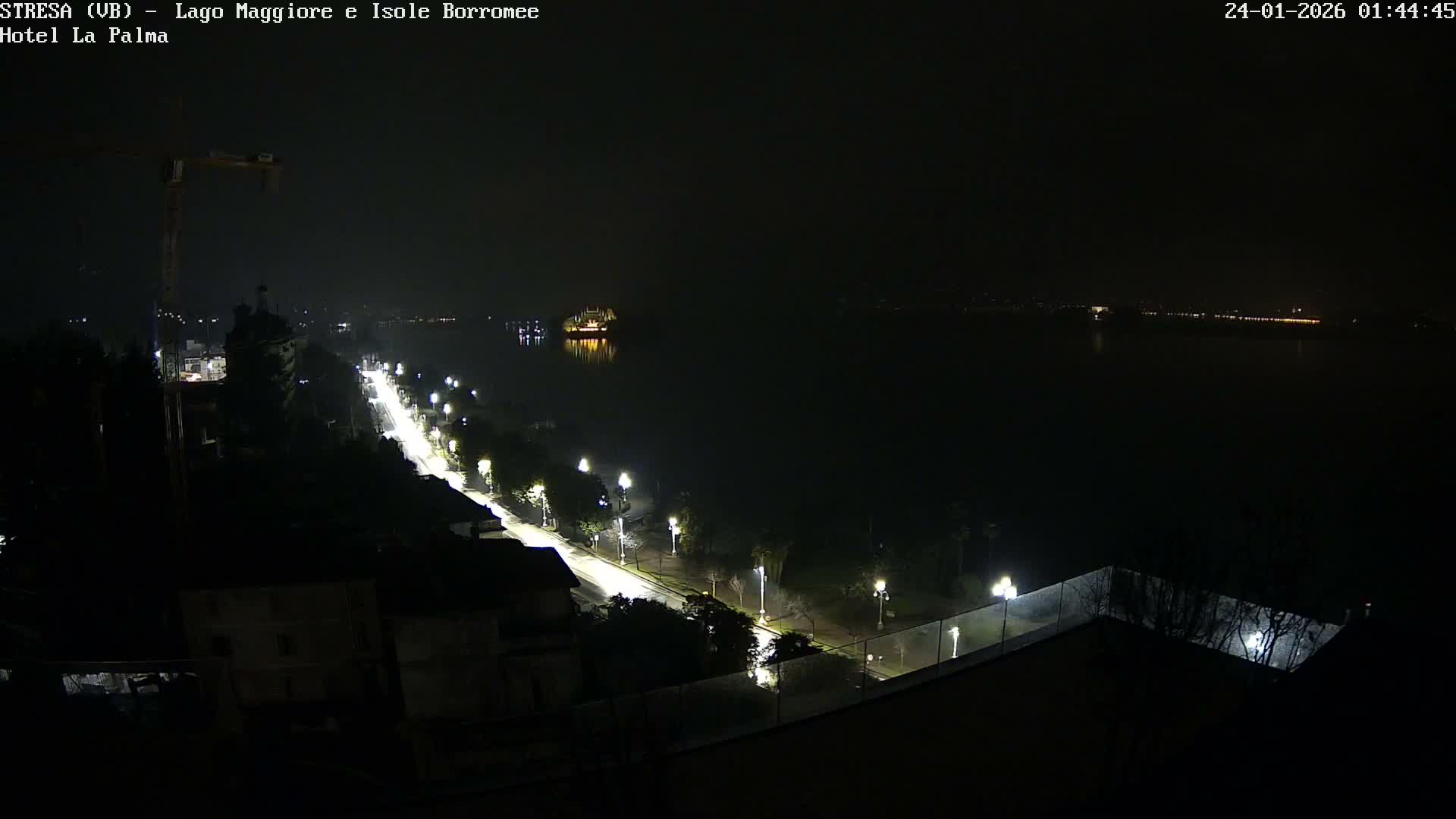 Stresa, Lake Maggiore & Borromean Islands Live Cam - Stresa, Piedmont, Italy