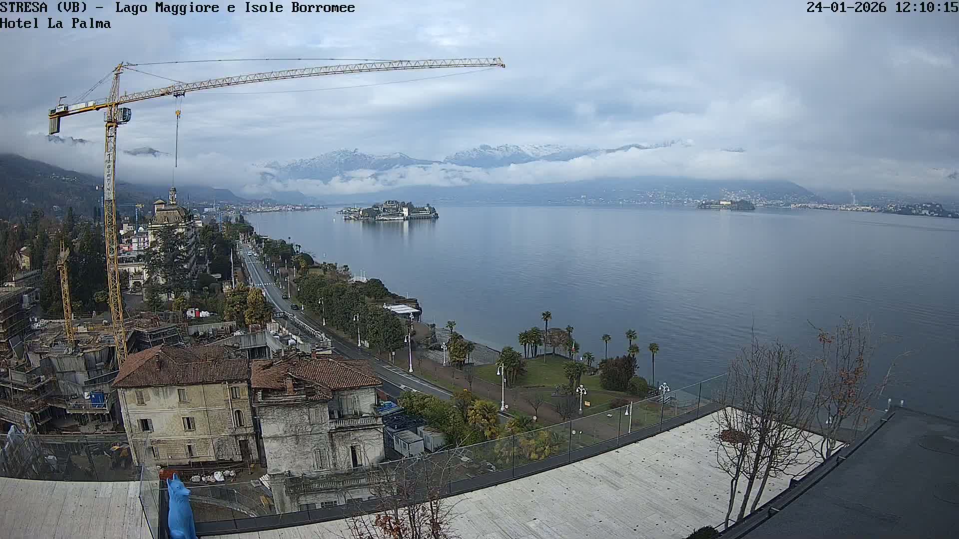 Stresa, Lake Maggiore & Borromean Islands Live Cam - Stresa, Piedmont, Italy