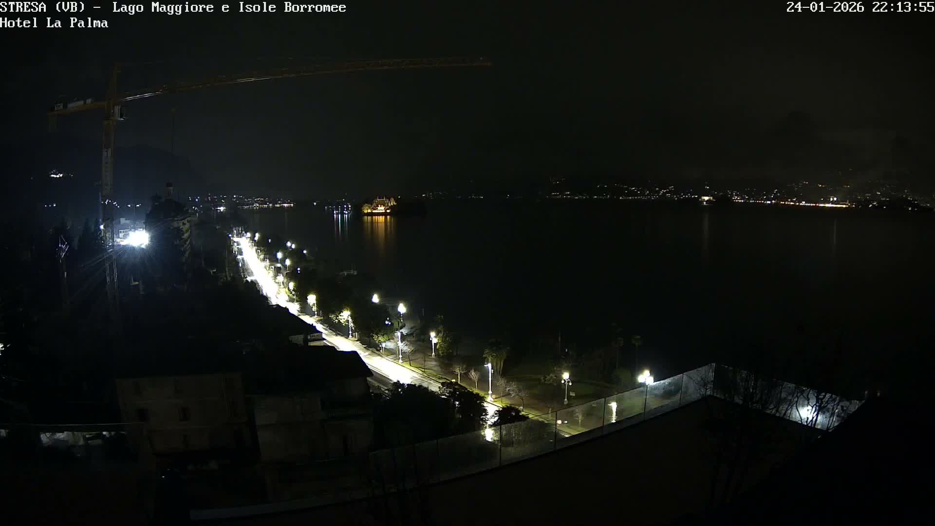 Stresa, Lake Maggiore & Borromean Islands Live Cam - Stresa, Piedmont, Italy