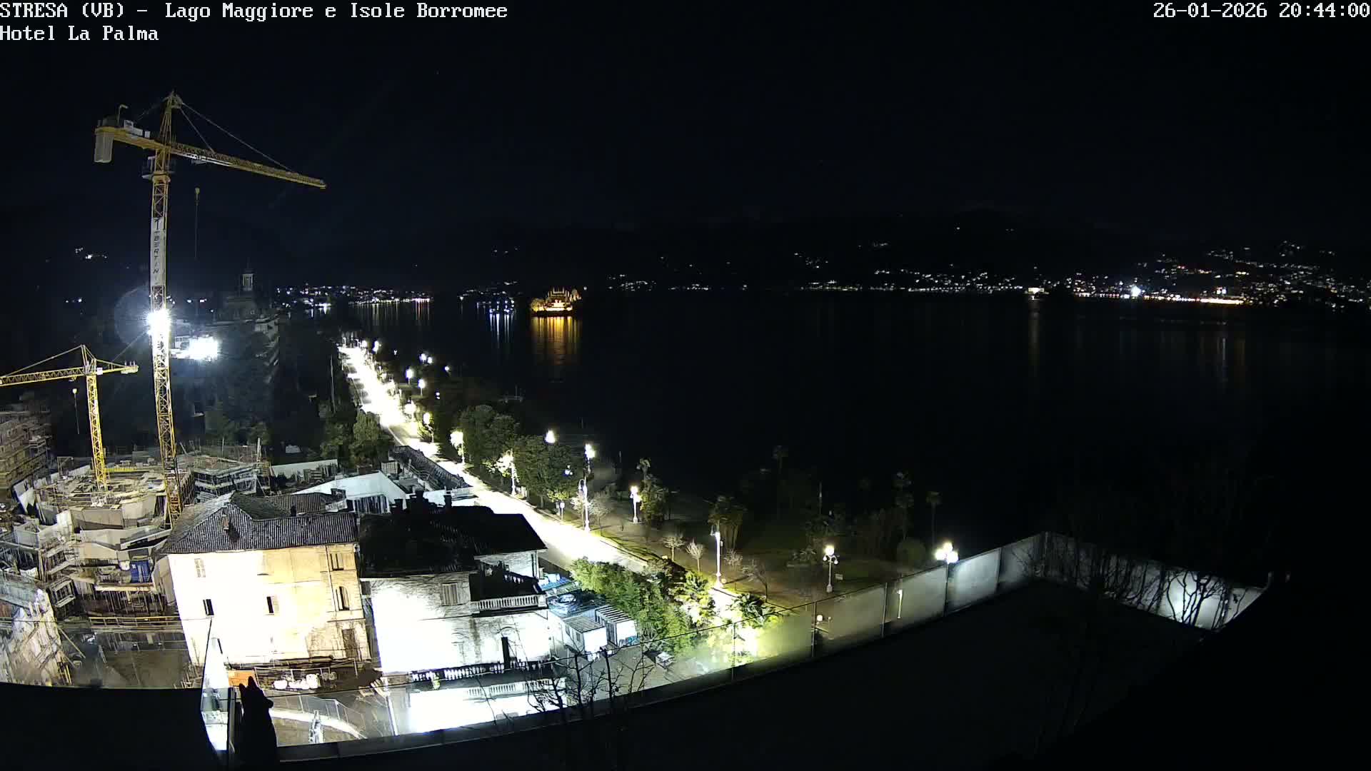 Stresa, Lake Maggiore & Borromean Islands Live Cam - Stresa, Piedmont, Italy