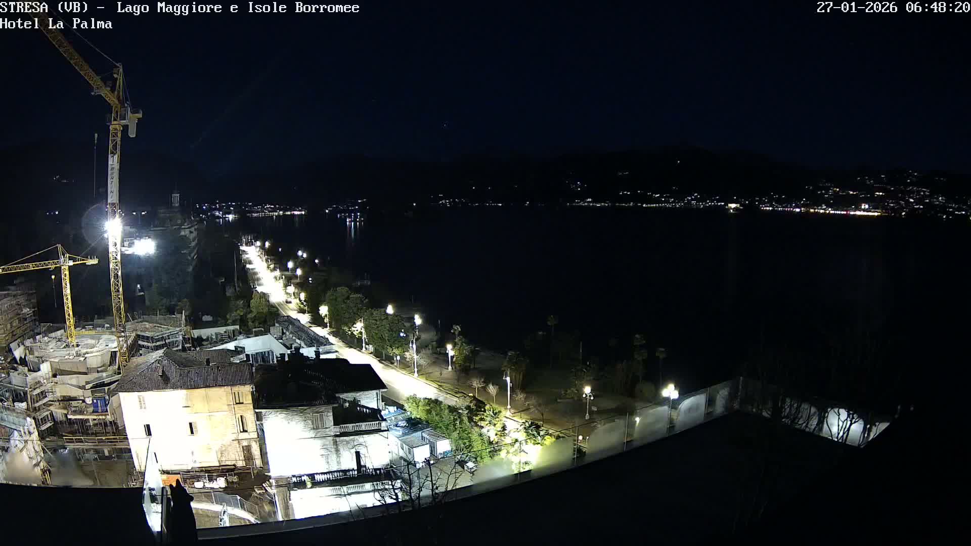 Stresa, Lake Maggiore & Borromean Islands Live Cam - Stresa, Piedmont, Italy