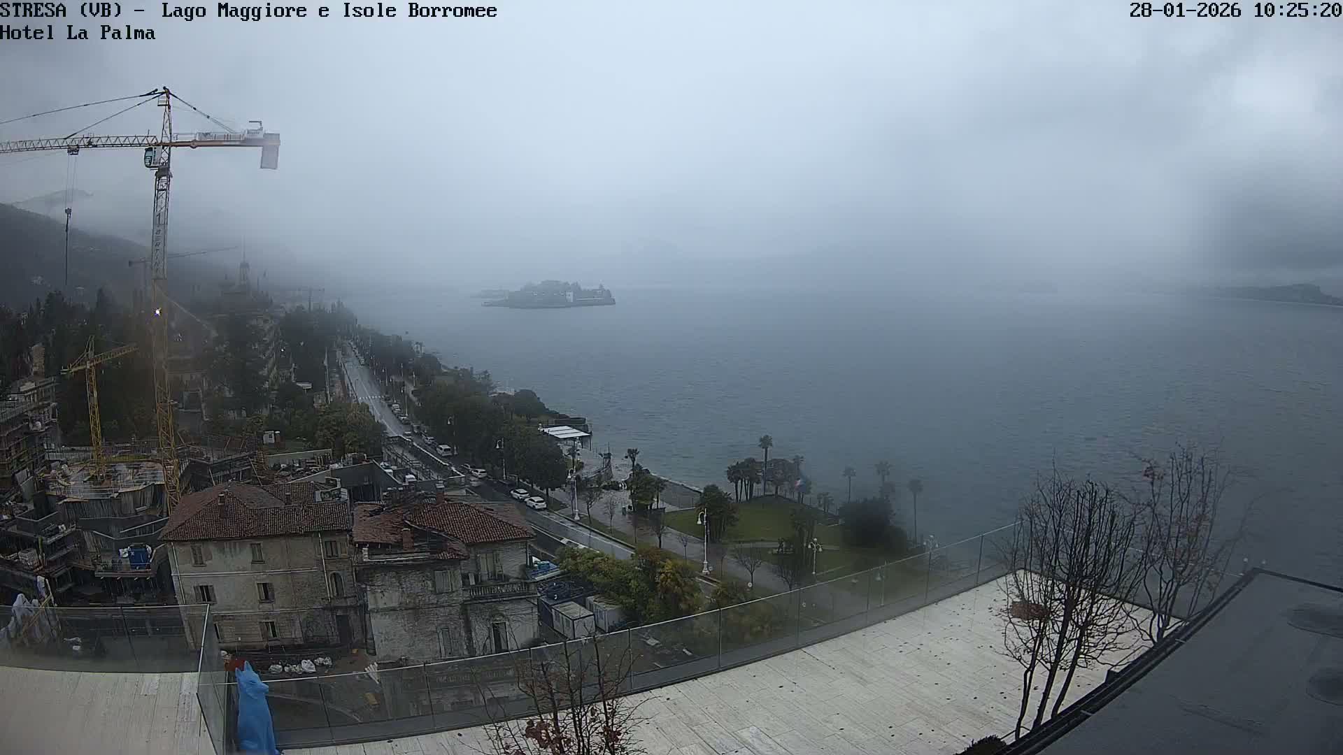Stresa, Lake Maggiore & Borromean Islands Live Cam - Stresa, Piedmont, Italy
