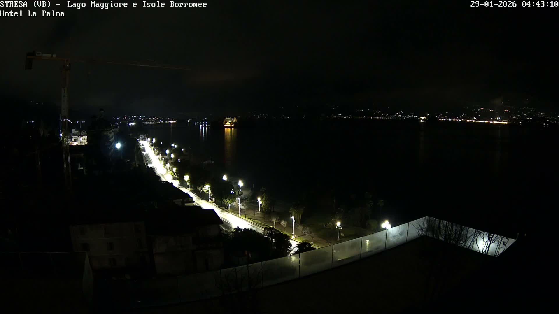 Stresa, Lake Maggiore & Borromean Islands Live Cam - Stresa, Piedmont, Italy