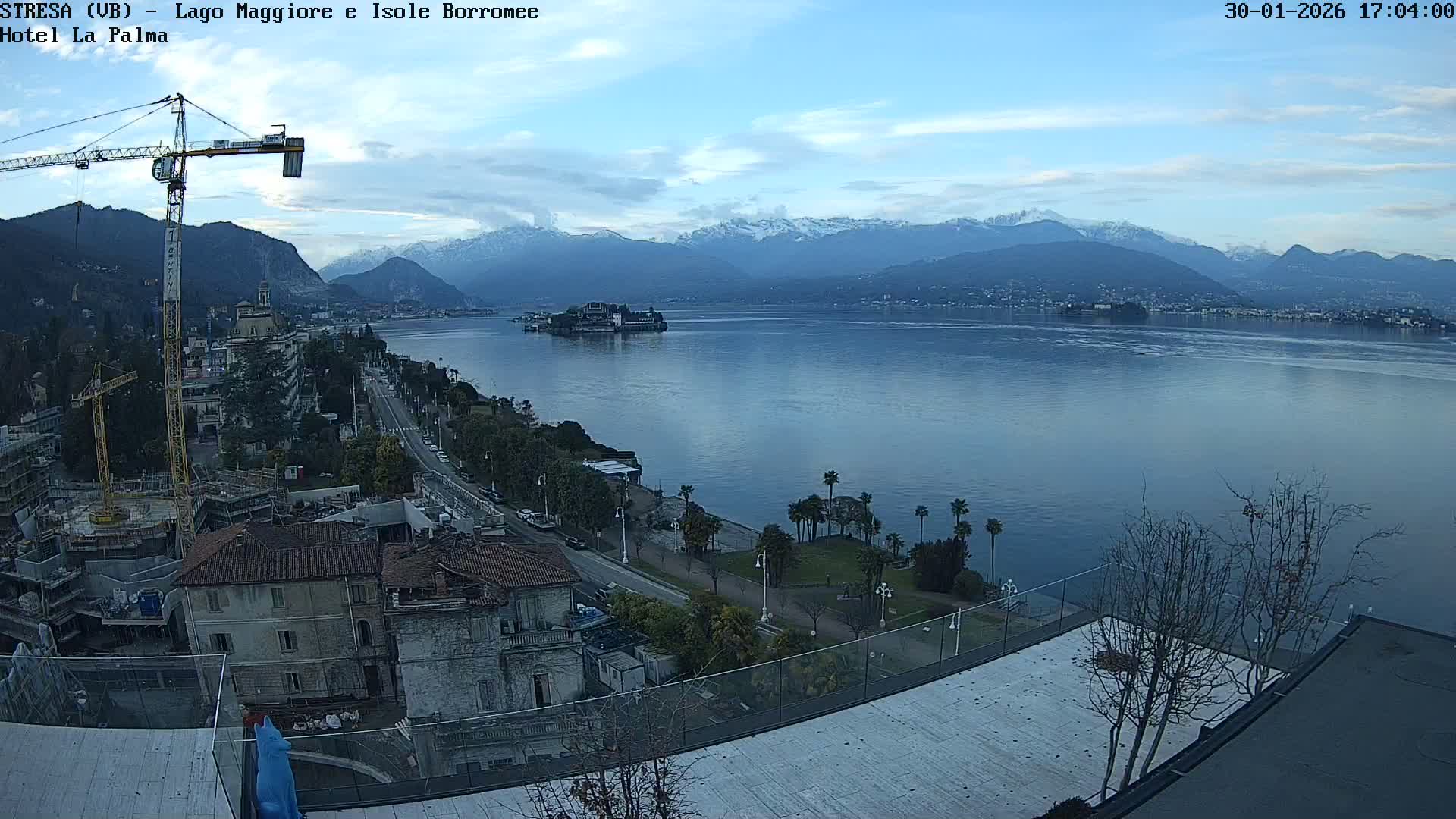 Stresa, Lake Maggiore & Borromean Islands Live Cam - Stresa, Piedmont, Italy