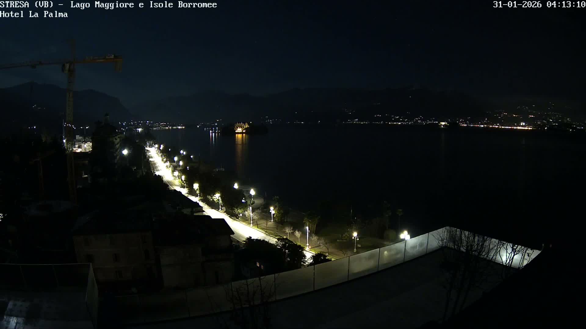Stresa, Lake Maggiore & Borromean Islands Live Cam - Stresa, Piedmont, Italy