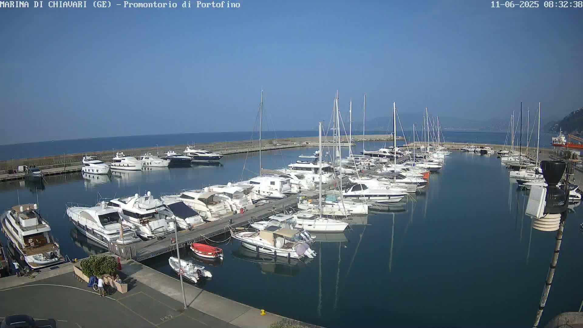 Marina Chiavari , Tigullio Gulf Live Cam - Chiavari, Liguria, Italy