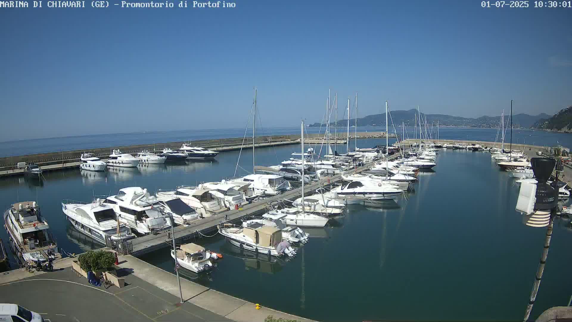 Marina Chiavari , Tigullio Gulf Live Cam - Chiavari, Liguria, Italy