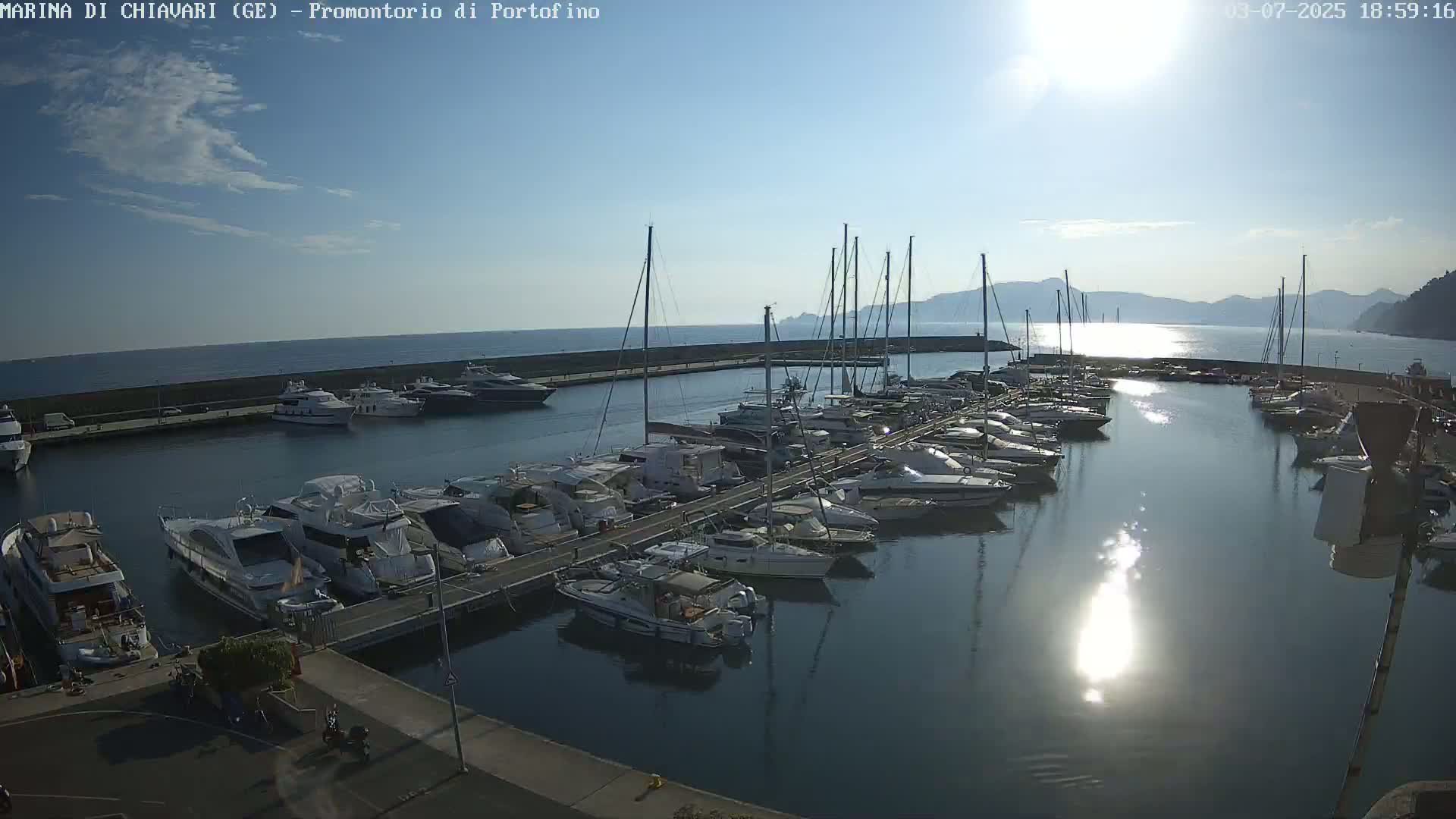 Marina Chiavari , Tigullio Gulf Live Cam - Chiavari, Liguria, Italy