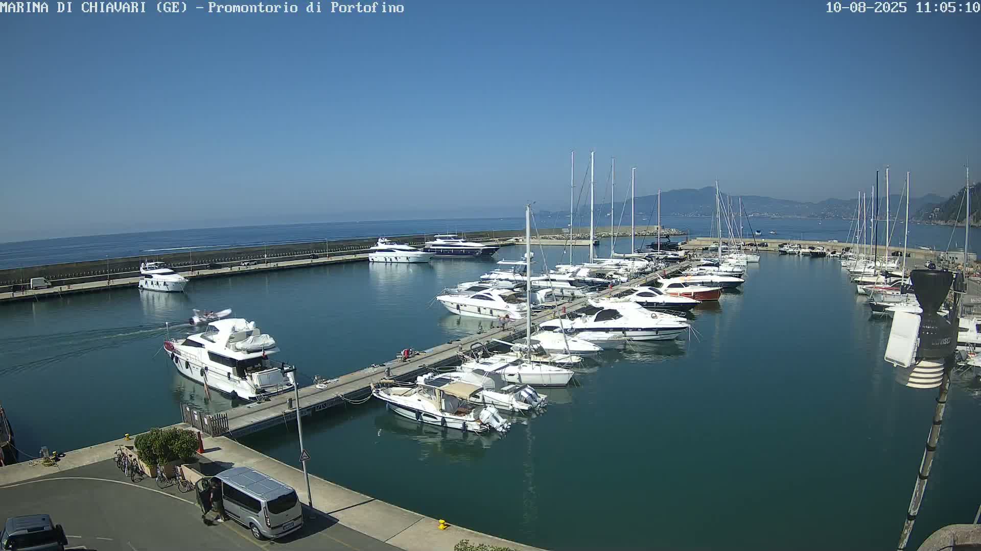 Marina Chiavari , Tigullio Gulf Live Cam - Chiavari, Liguria, Italy