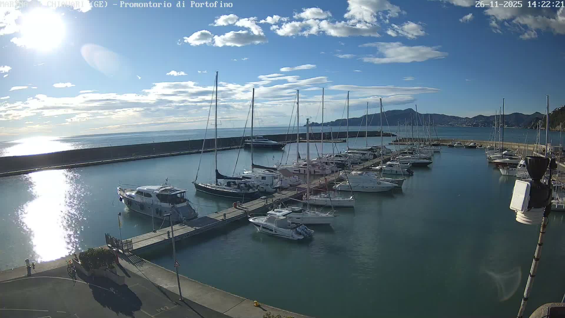 Marina Chiavari , Tigullio Gulf Live Cam - Chiavari, Liguria, Italy