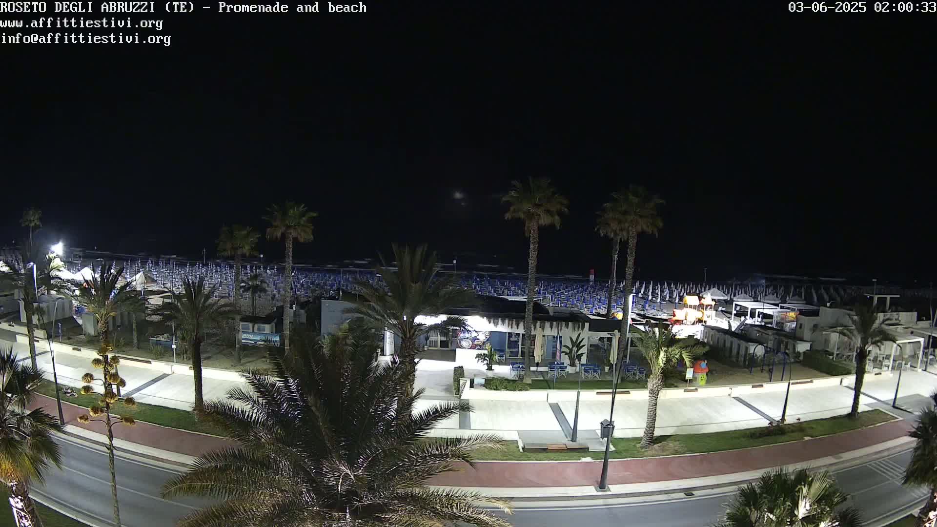 Roseto degli Abruzzi Beach Live Cam - Abruzzo, Italy