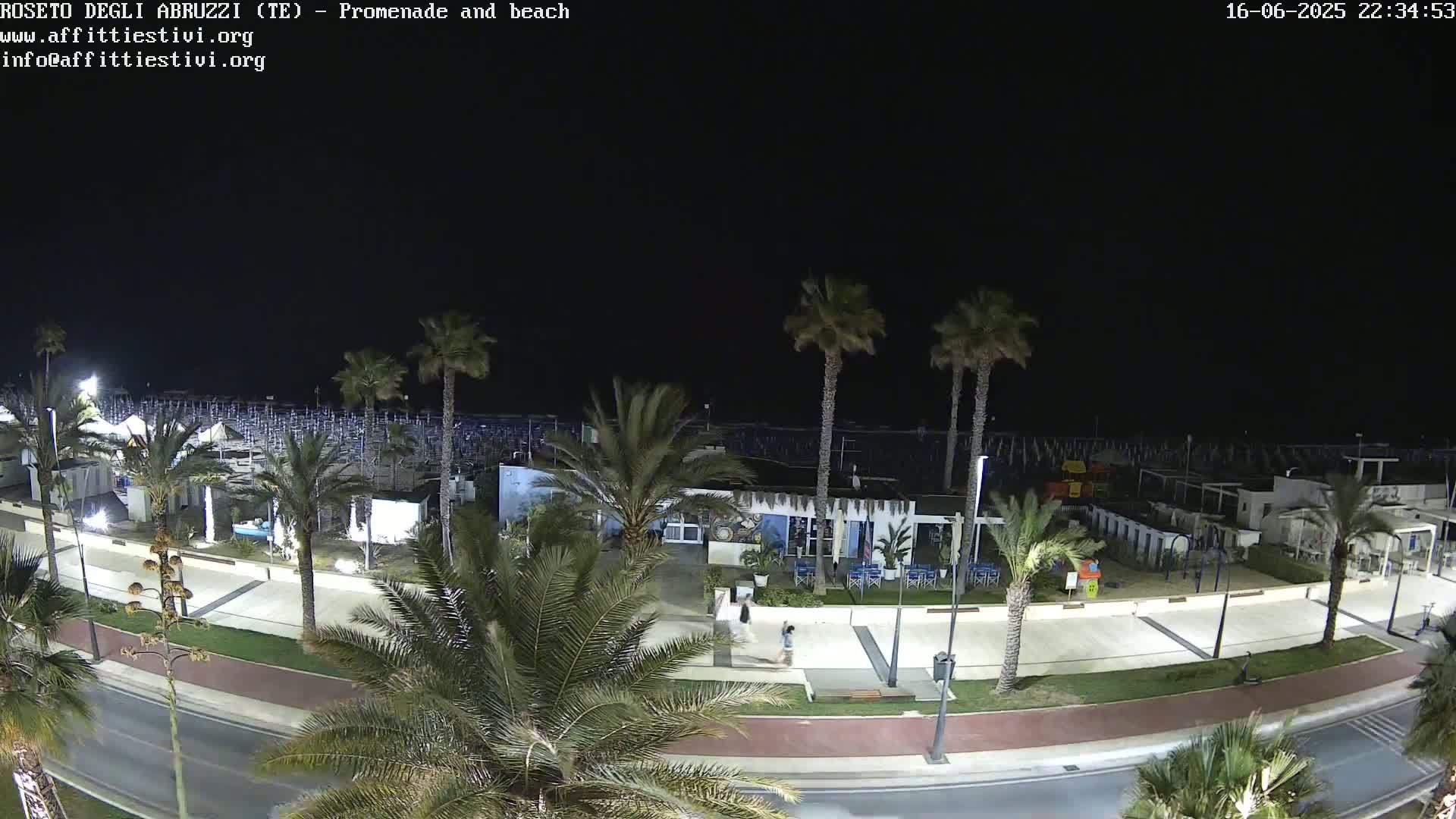 Roseto degli Abruzzi Beach Live Cam - Abruzzo, Italy