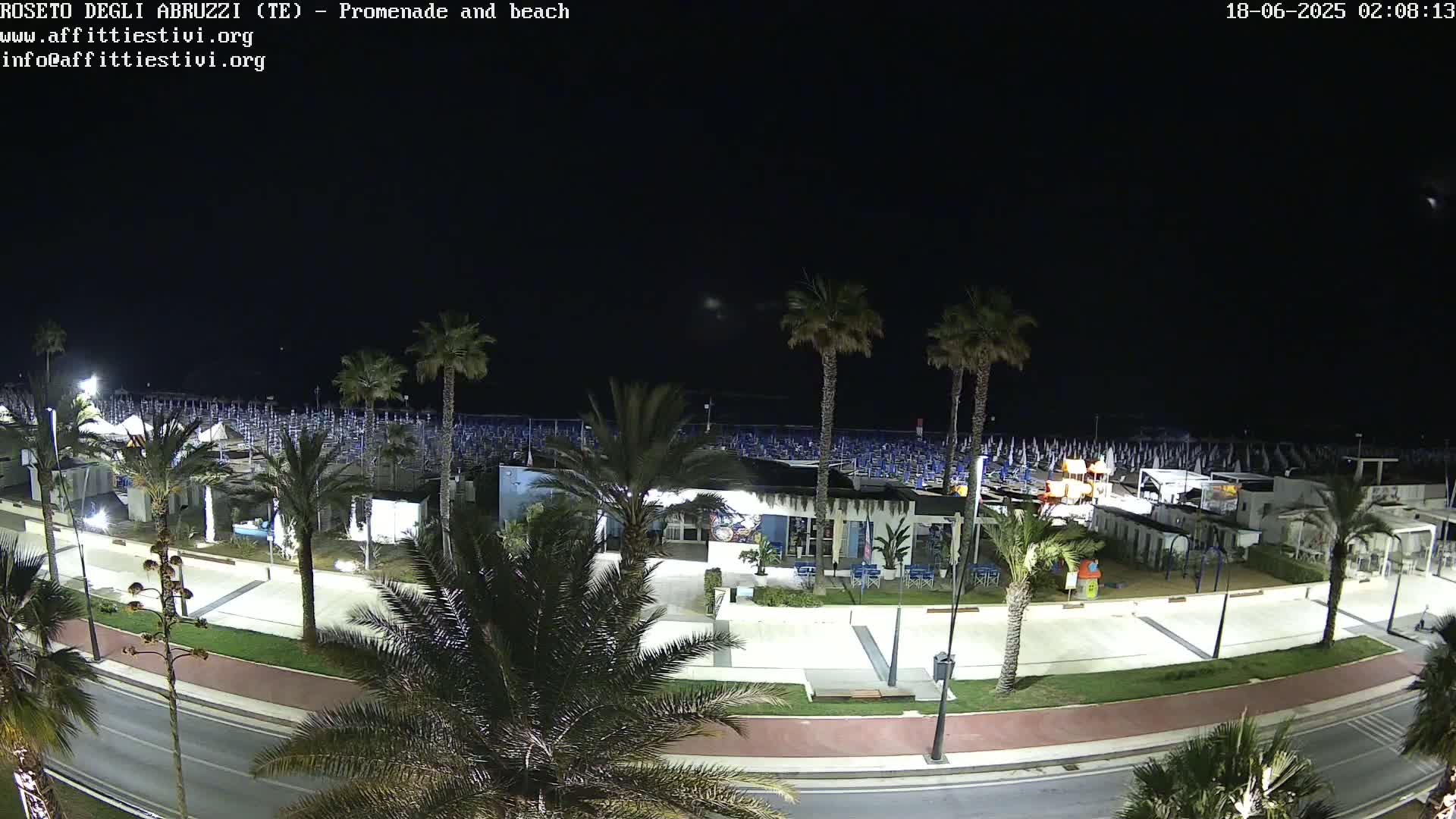 Roseto degli Abruzzi Beach Live Cam - Abruzzo, Italy
