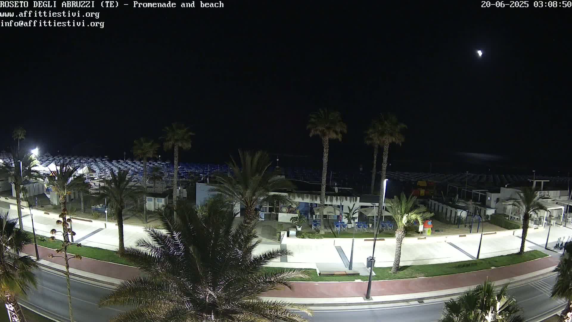 Roseto degli Abruzzi Beach Live Cam - Abruzzo, Italy