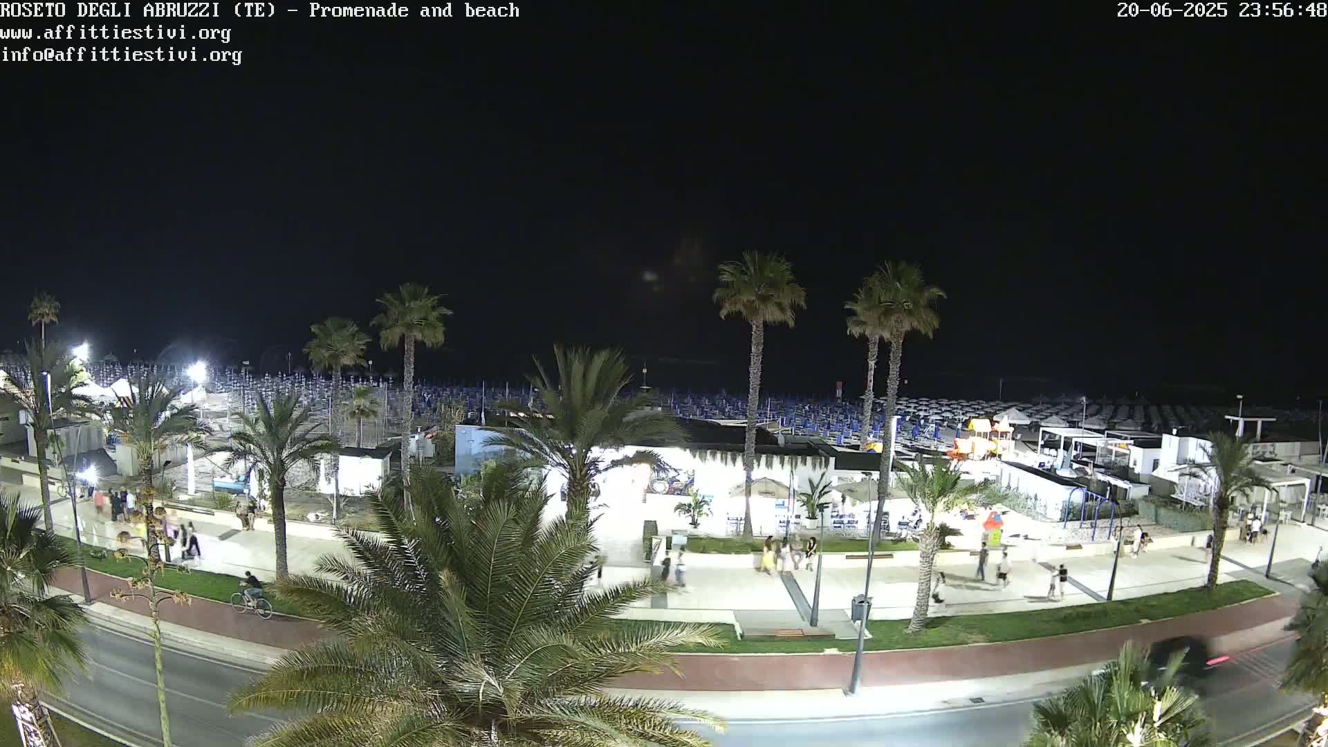 Roseto degli Abruzzi Beach Live Cam - Abruzzo, Italy