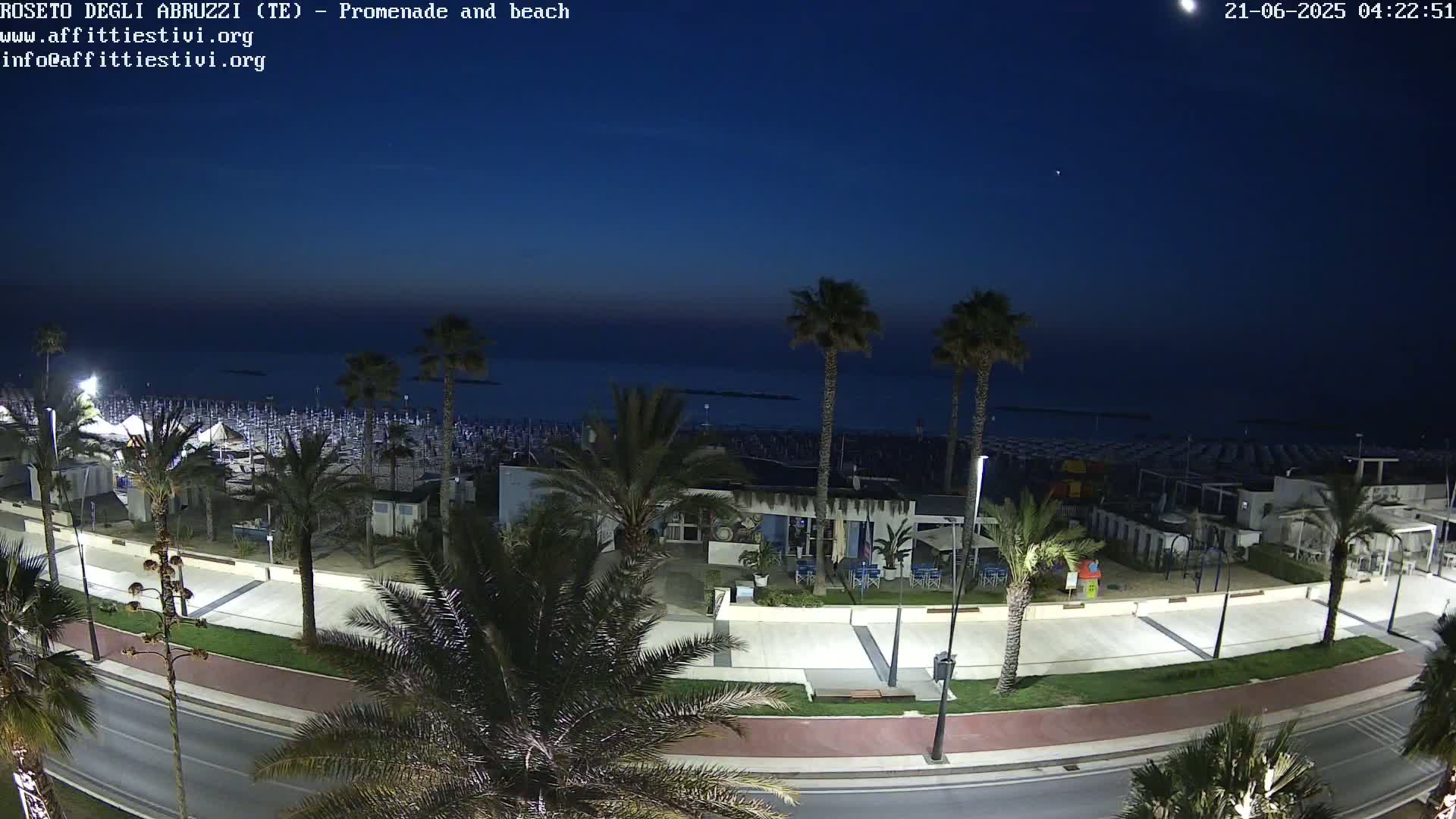 Roseto degli Abruzzi Beach Live Cam - Abruzzo, Italy