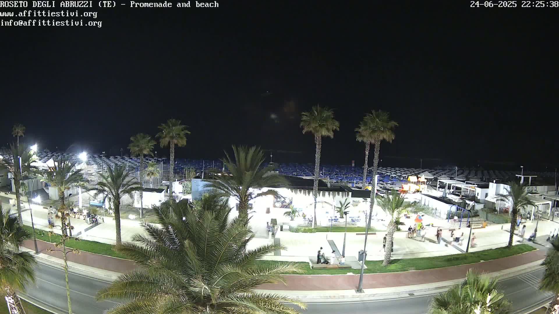 Roseto degli Abruzzi Beach Live Cam - Abruzzo, Italy