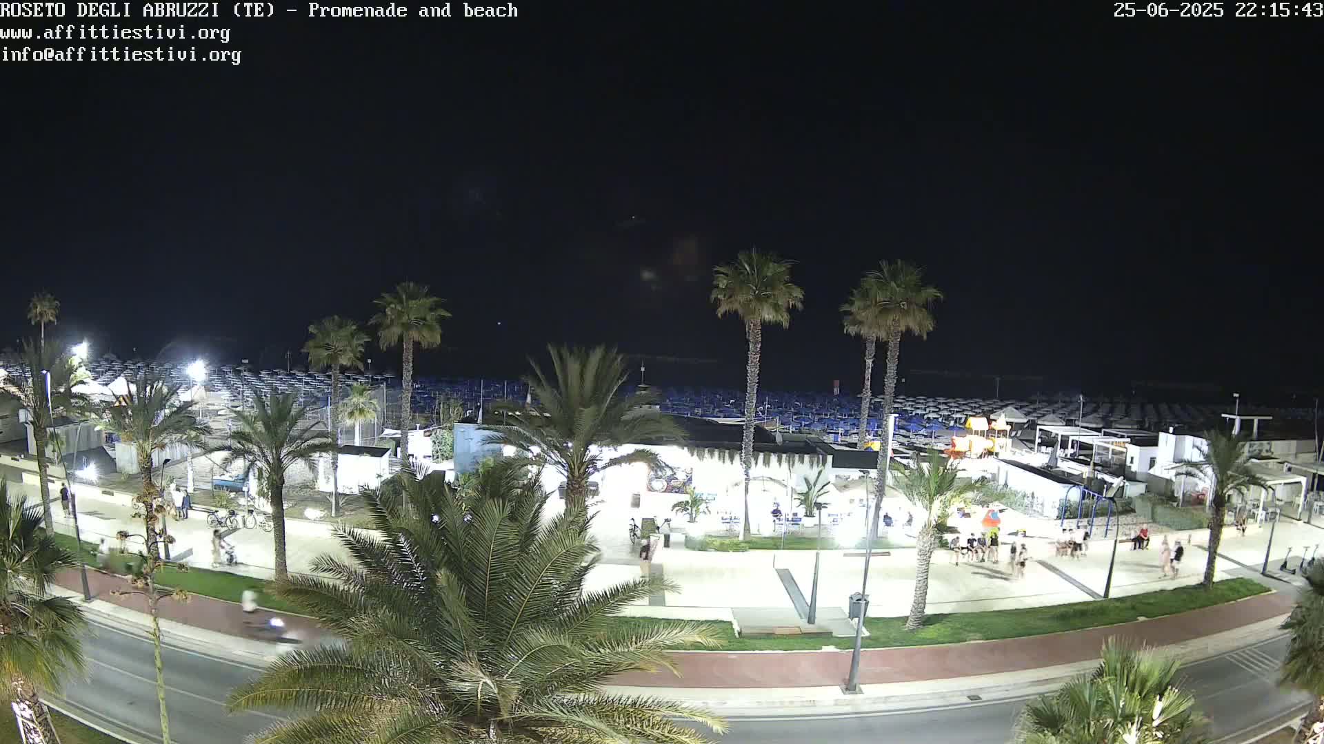 Roseto degli Abruzzi Beach Live Cam - Abruzzo, Italy