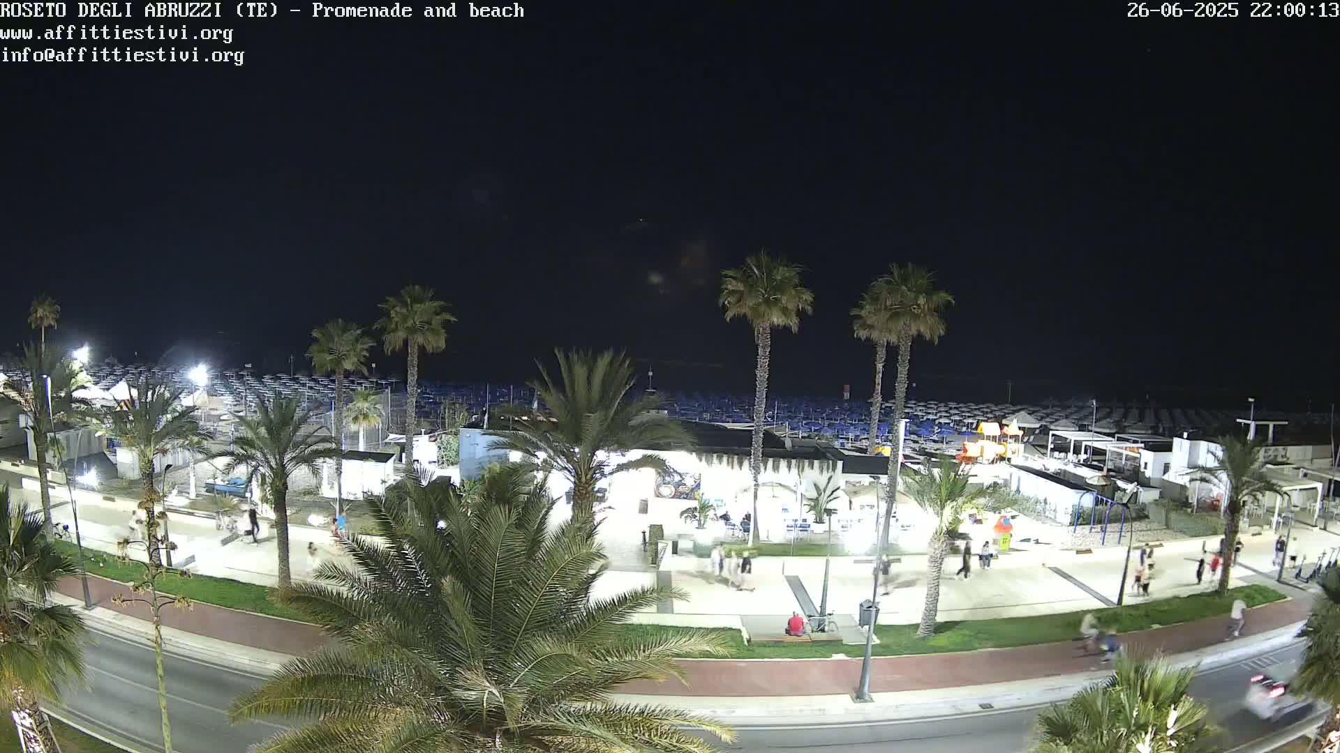 Roseto degli Abruzzi Beach Live Cam - Abruzzo, Italy