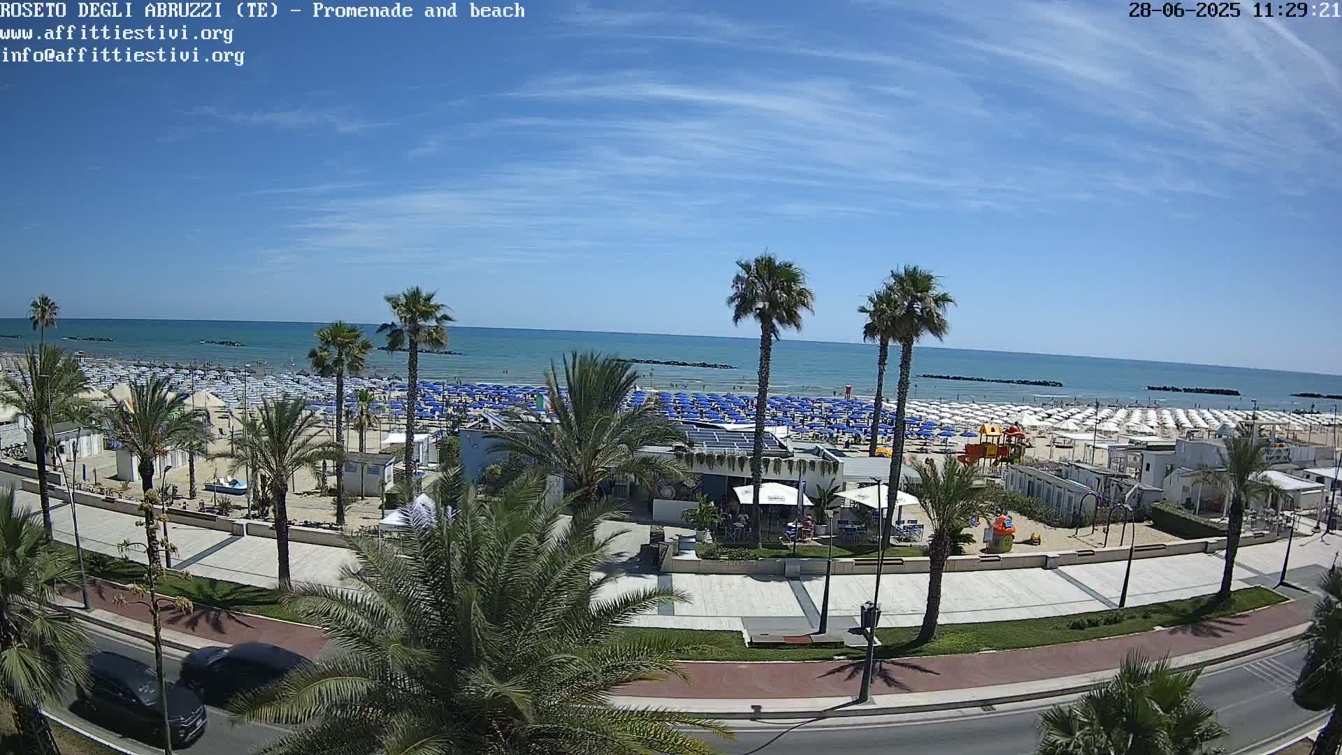 Roseto degli Abruzzi Beach Live Cam - Abruzzo, Italy