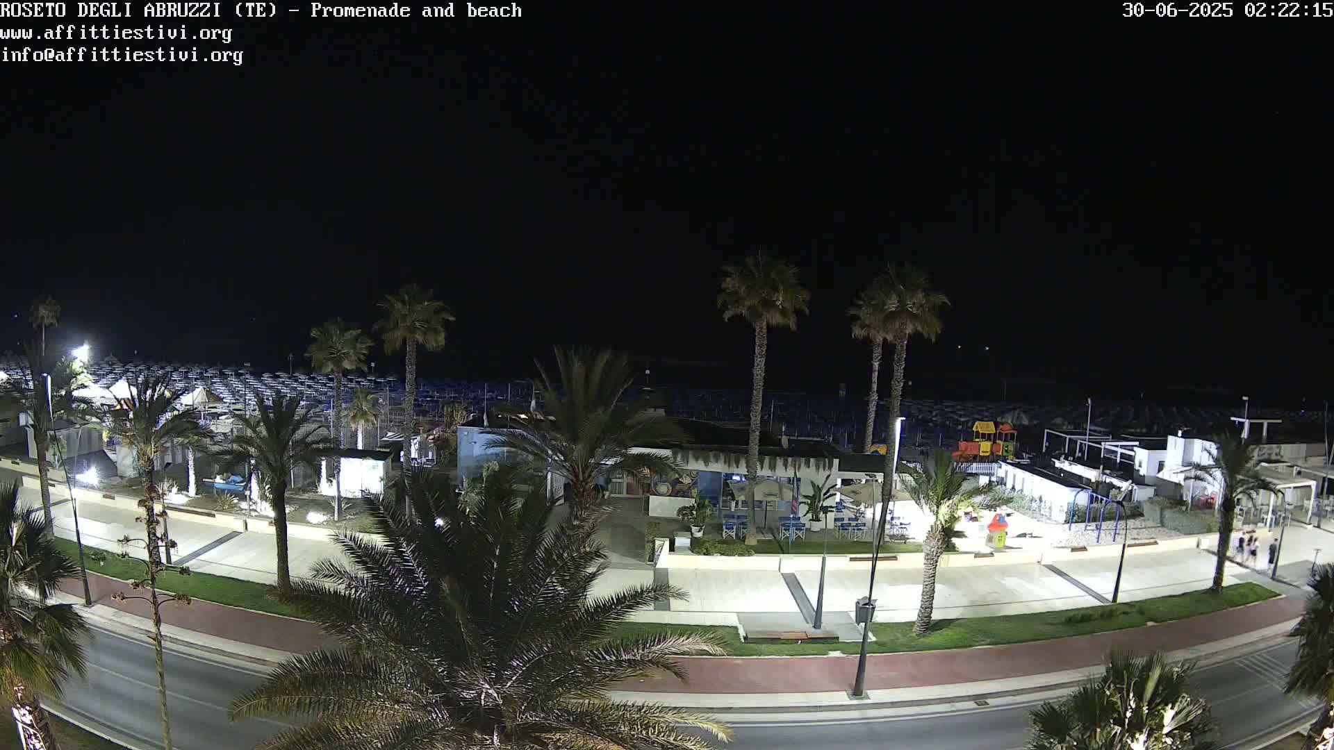 Roseto degli Abruzzi Beach Live Cam - Abruzzo, Italy