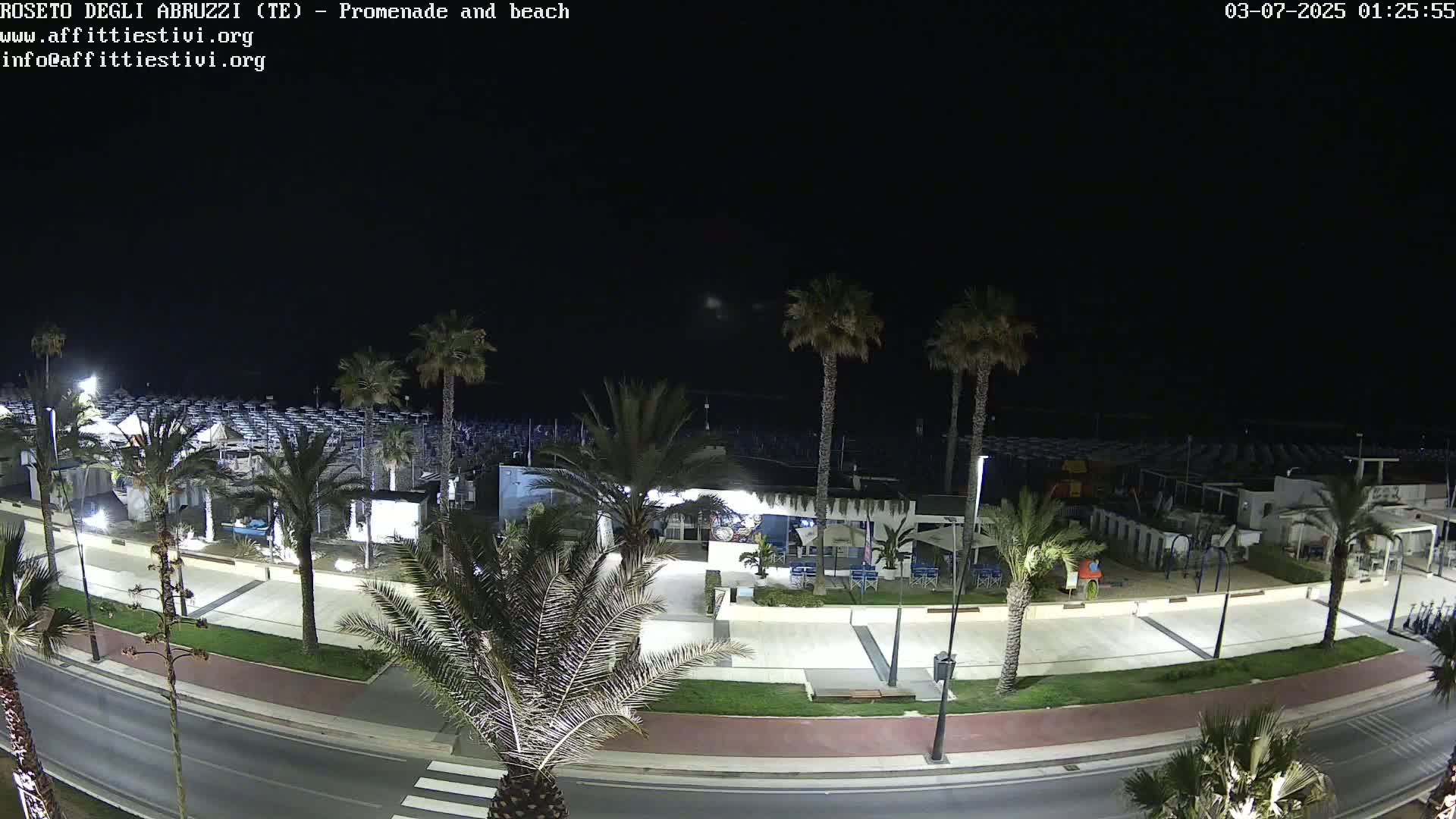 Roseto degli Abruzzi Beach Live Cam - Abruzzo, Italy