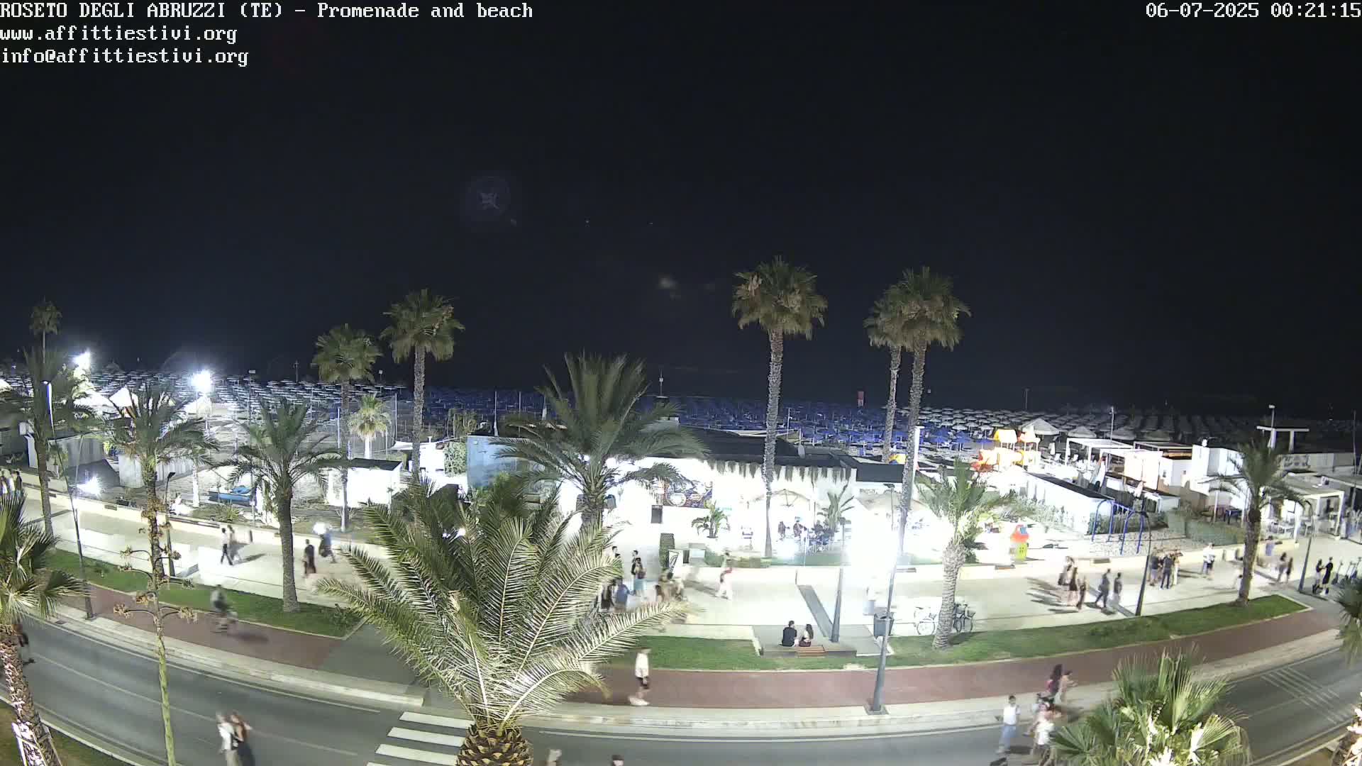 Roseto degli Abruzzi Beach Live Cam - Abruzzo, Italy