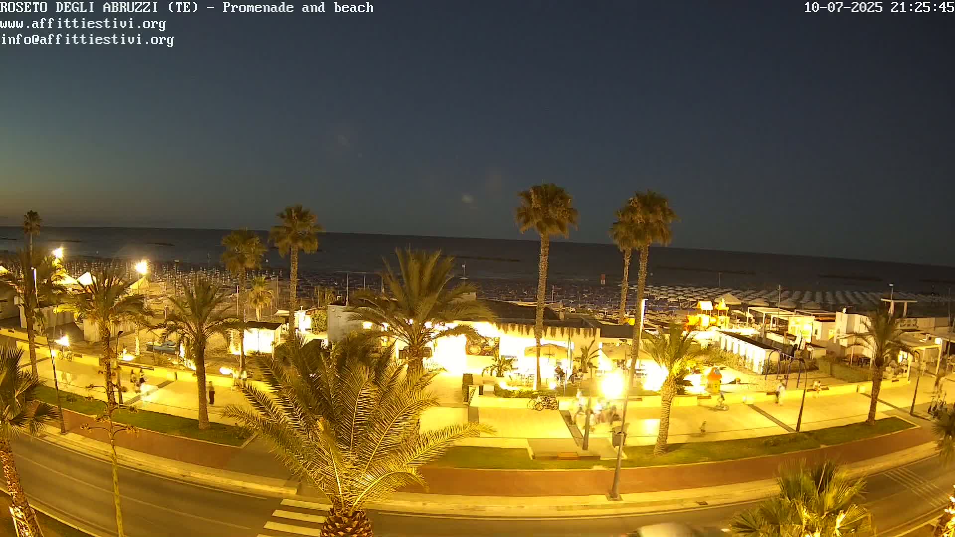 Roseto degli Abruzzi Beach Live Cam - Abruzzo, Italy