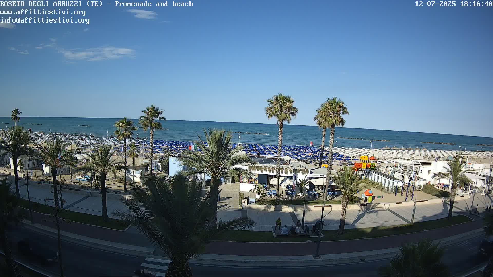 Roseto degli Abruzzi Beach Live Cam - Abruzzo, Italy