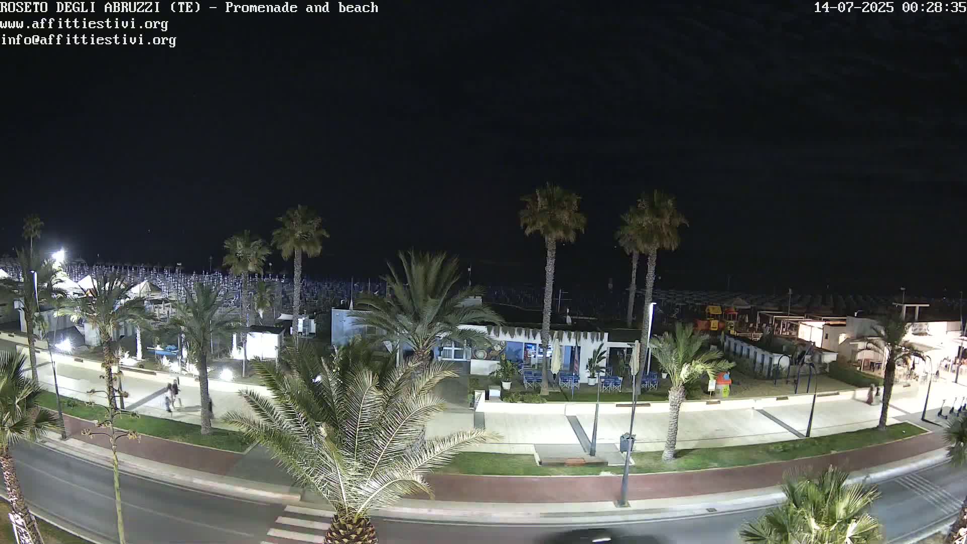 Roseto degli Abruzzi Beach Live Cam - Abruzzo, Italy
