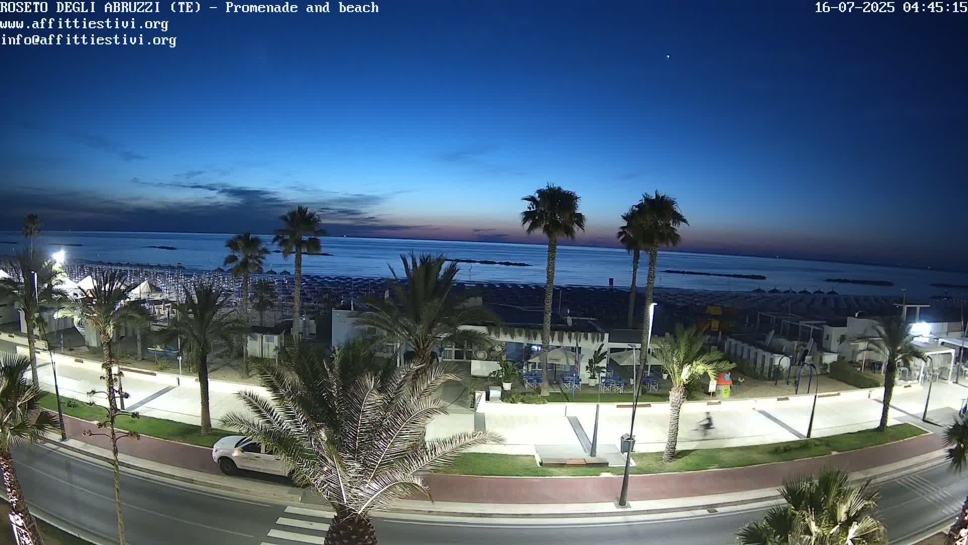 Roseto degli Abruzzi Beach Live Cam - Abruzzo, Italy
