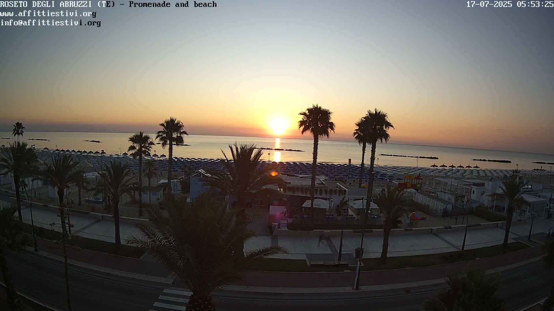 Roseto degli Abruzzi Beach Live Cam - Abruzzo, Italy