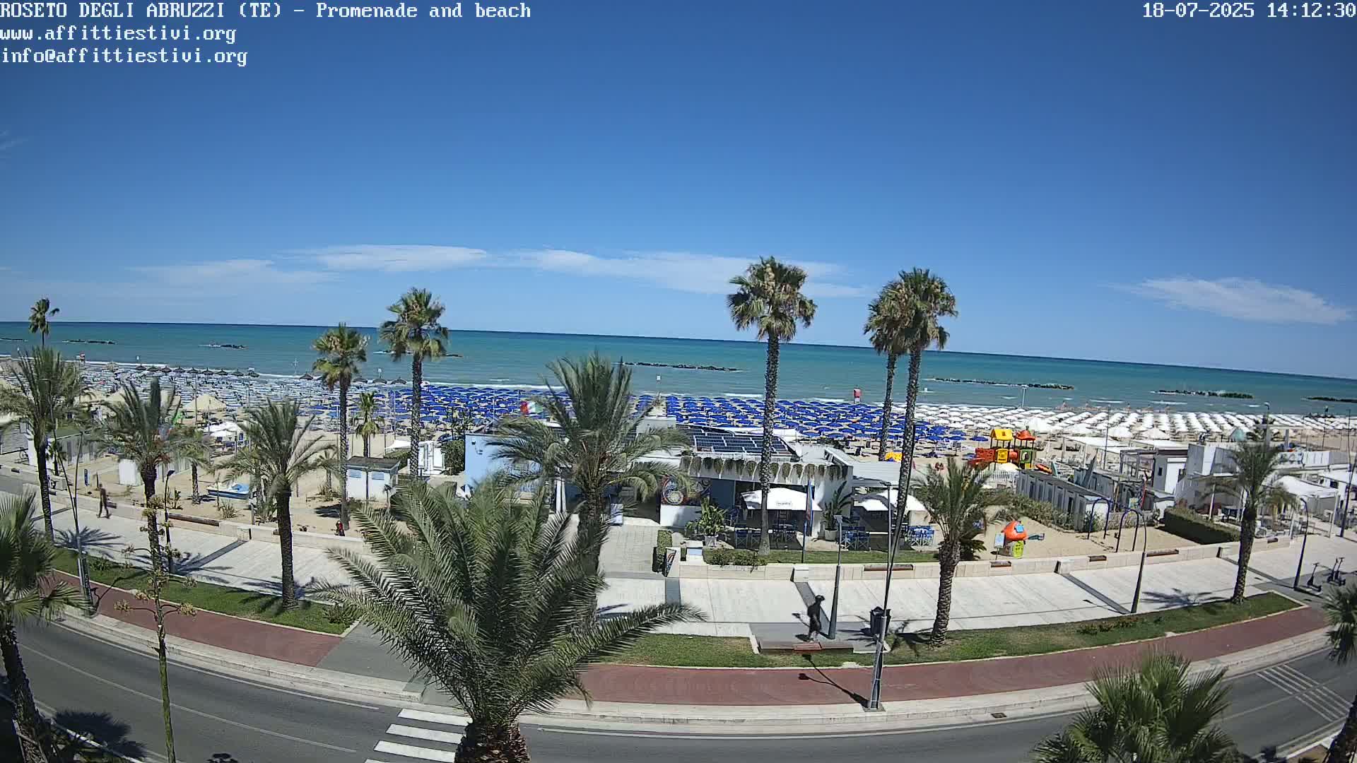 Roseto degli Abruzzi Beach Live Cam - Abruzzo, Italy