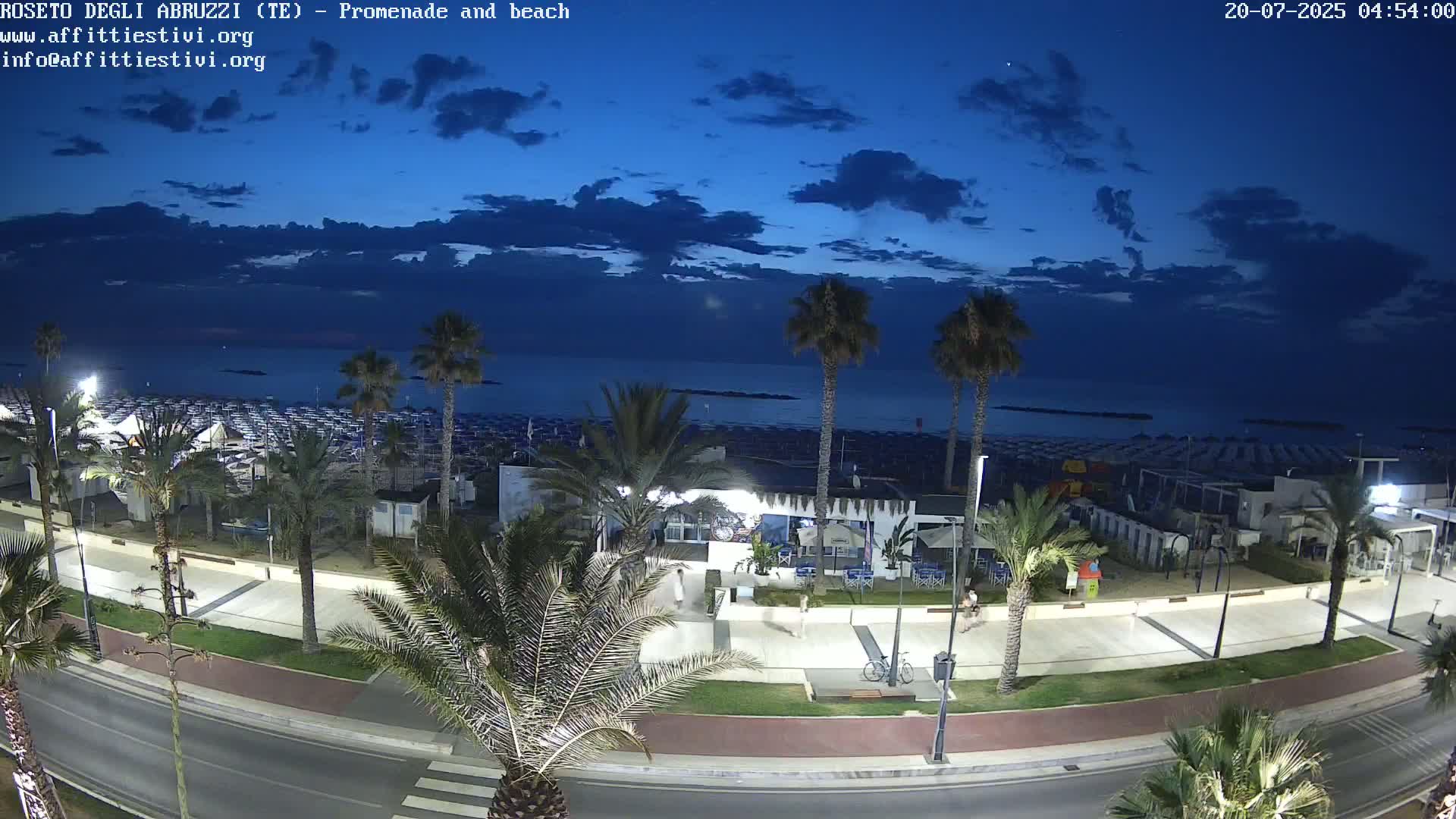 Roseto degli Abruzzi Beach Live Cam - Abruzzo, Italy