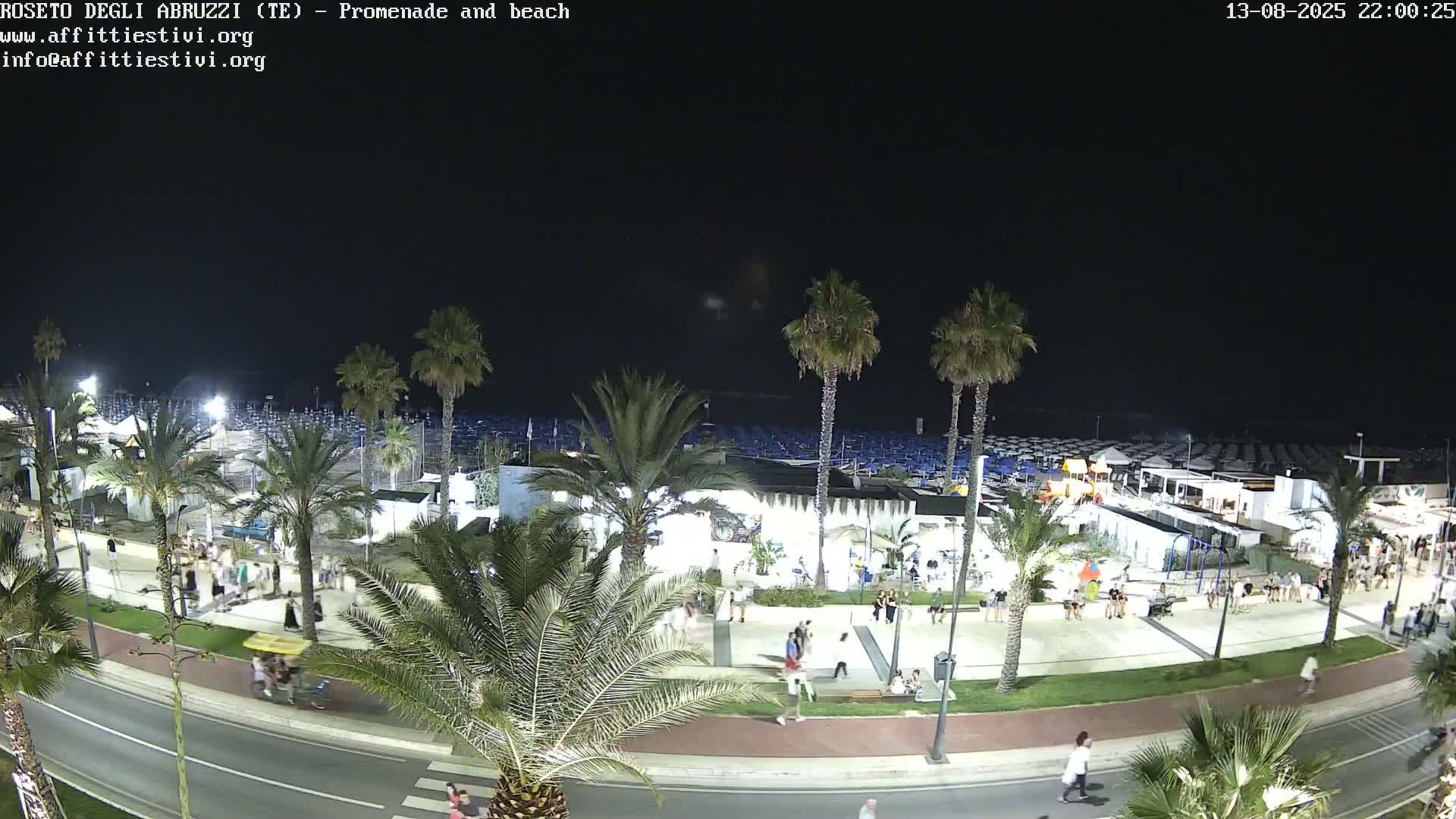 Roseto degli Abruzzi Beach Live Cam - Abruzzo, Italy