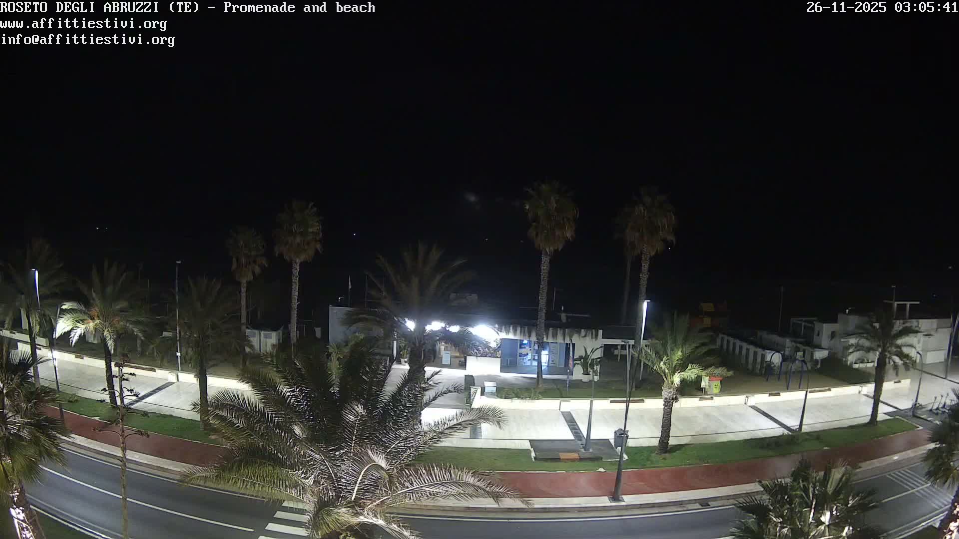 Roseto degli Abruzzi Beach Live Cam - Abruzzo, Italy