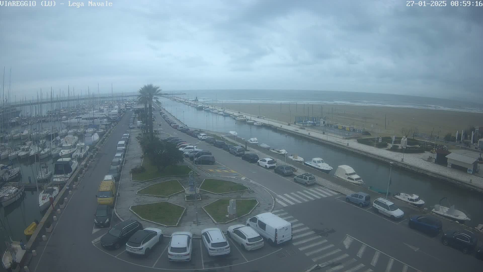 Viareggio, Naval League Coast Live Cam - Tuscany, Italy