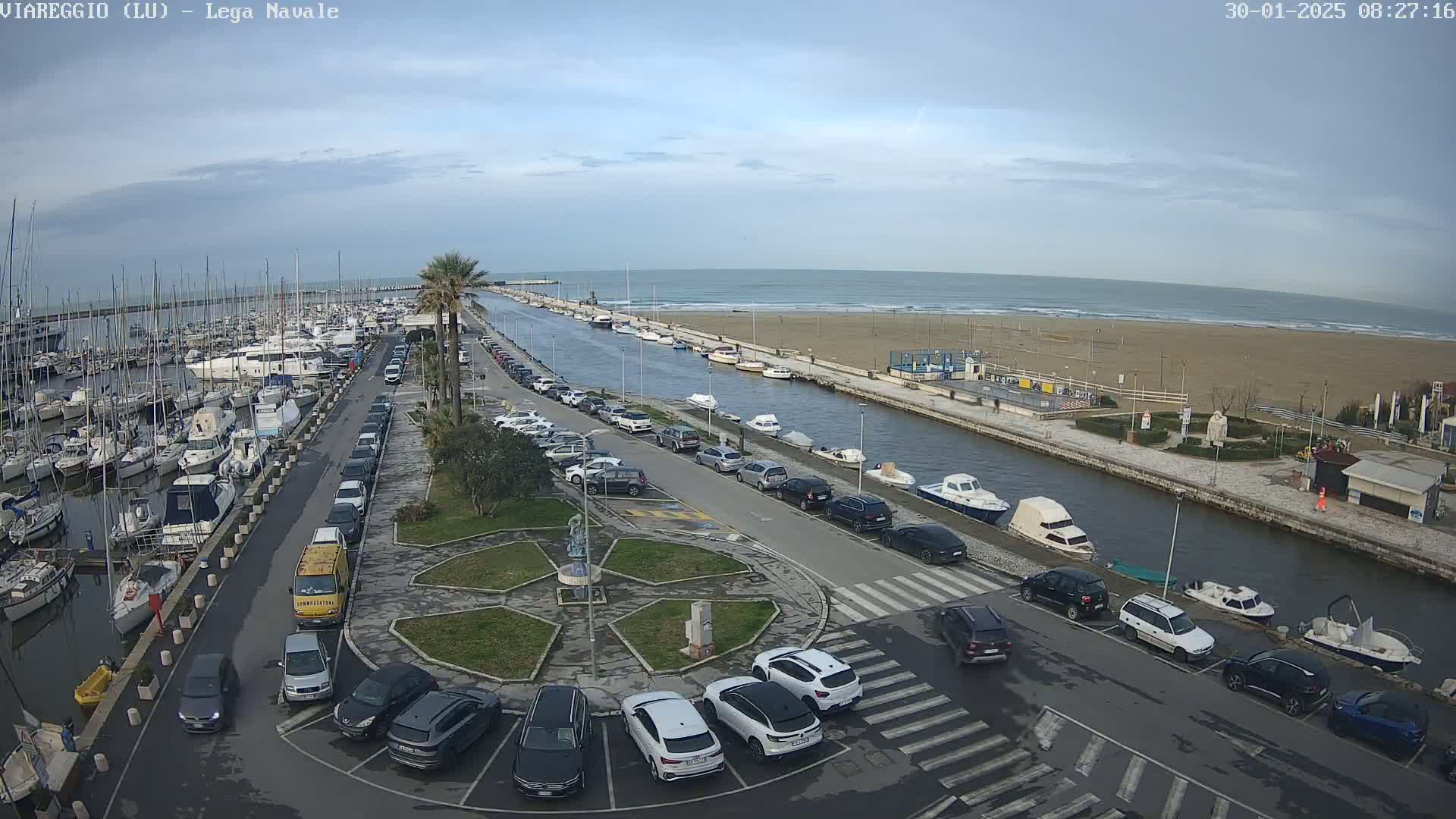 Viareggio, Naval League Coast Live Cam - Tuscany, Italy