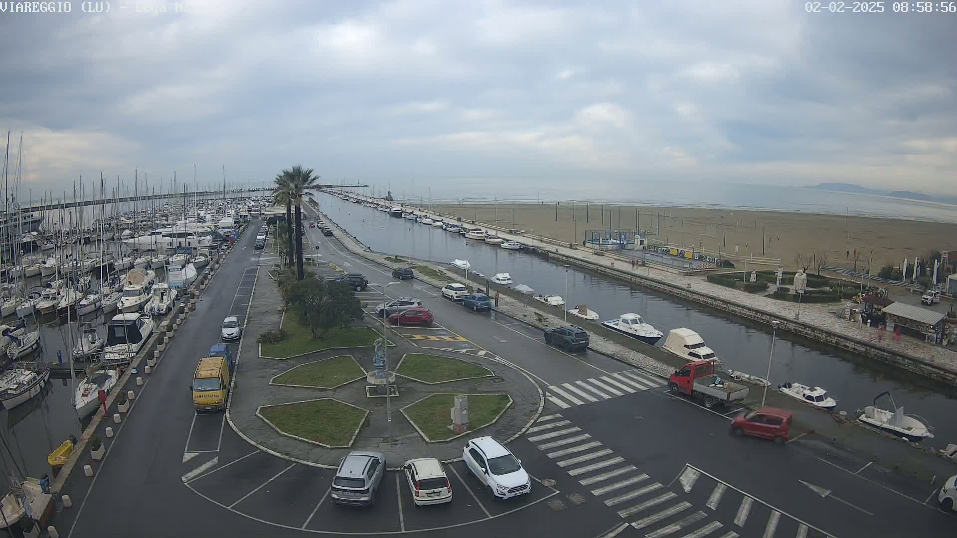 Viareggio, Naval League Coast Live Cam - Tuscany, Italy