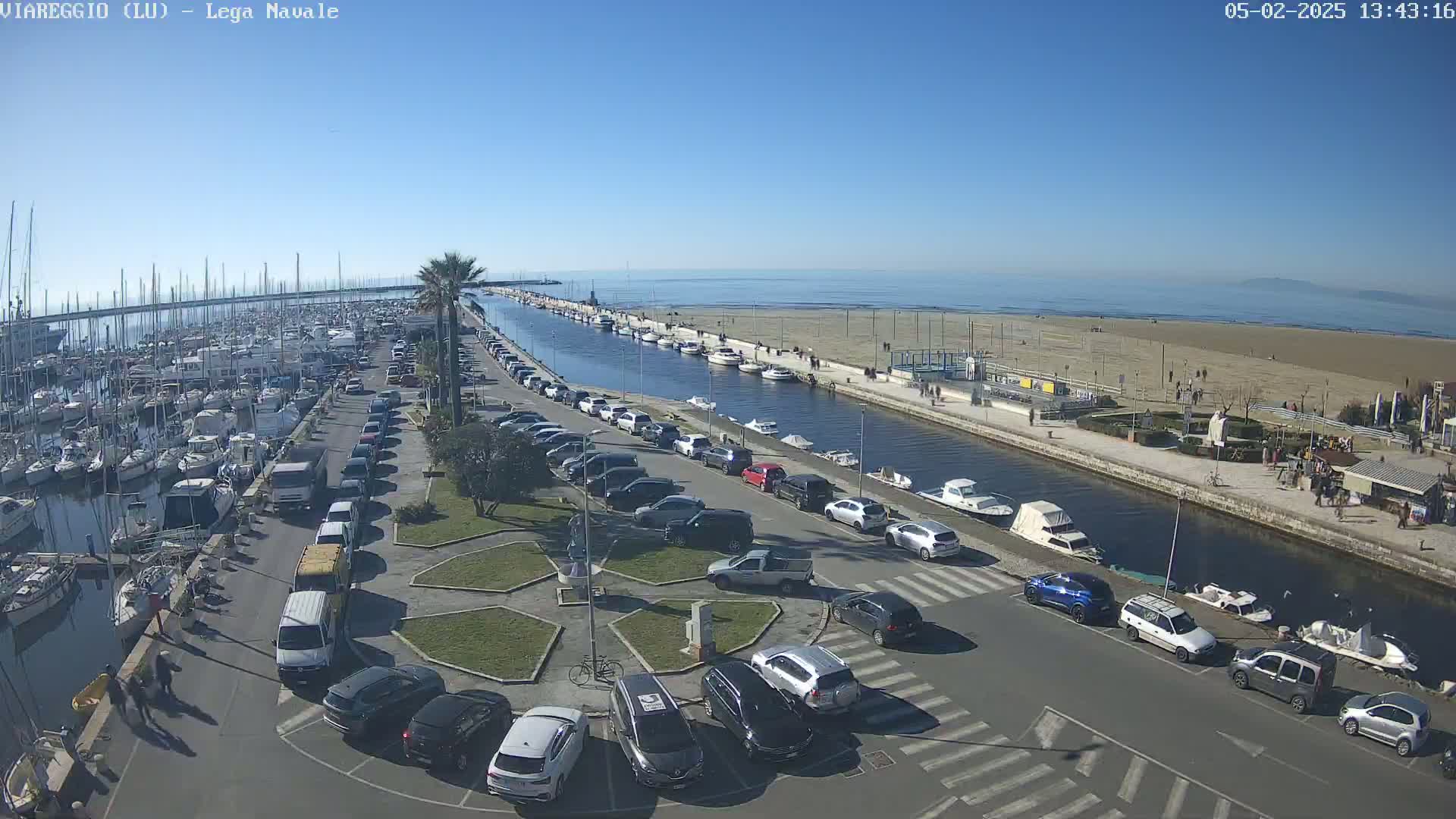 Viareggio, Naval League Coast Live Cam - Tuscany, Italy