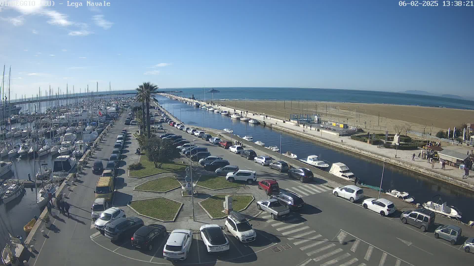 Viareggio, Naval League Coast Live Cam - Tuscany, Italy