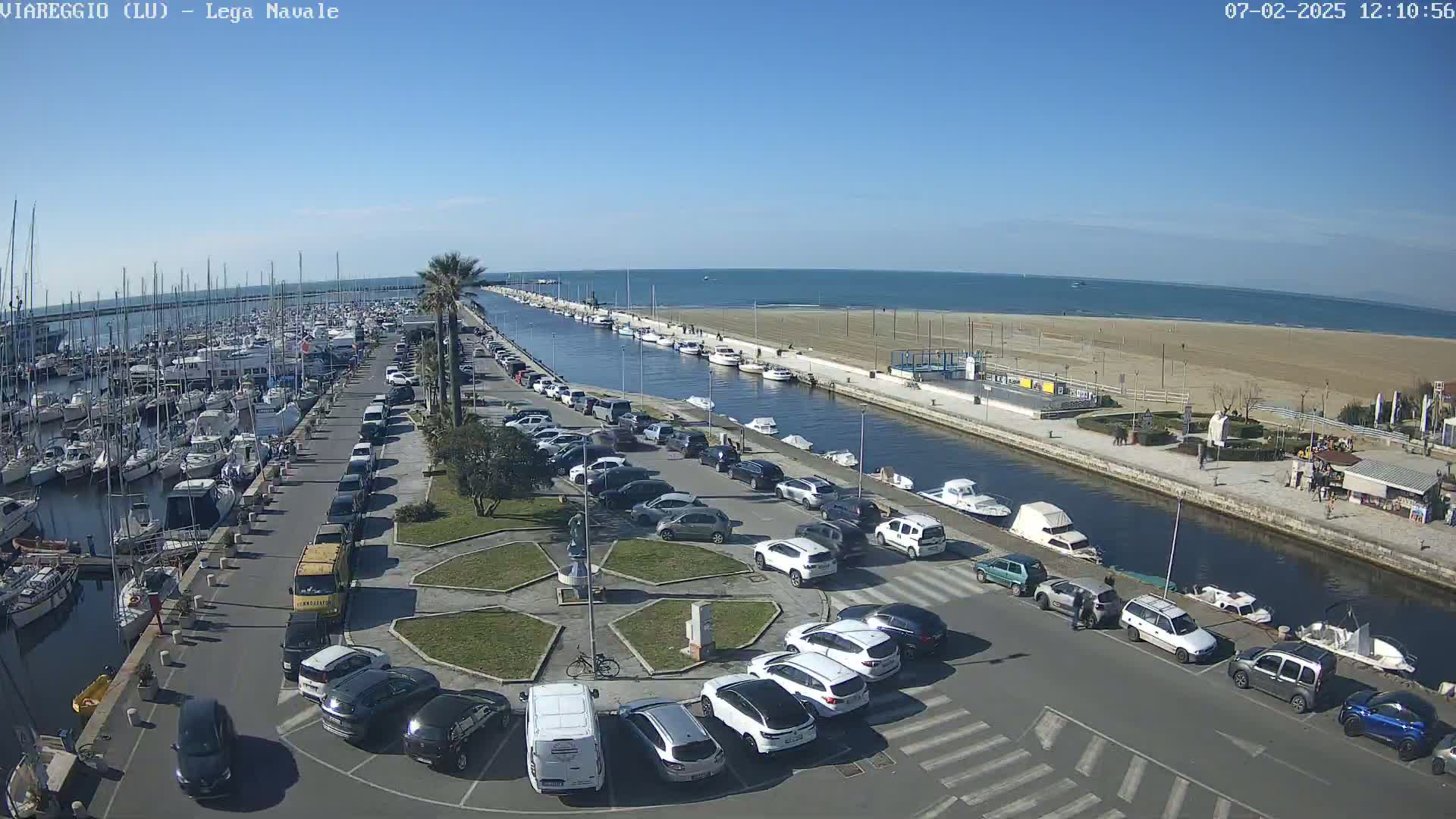 Viareggio, Naval League Coast Live Cam - Tuscany, Italy