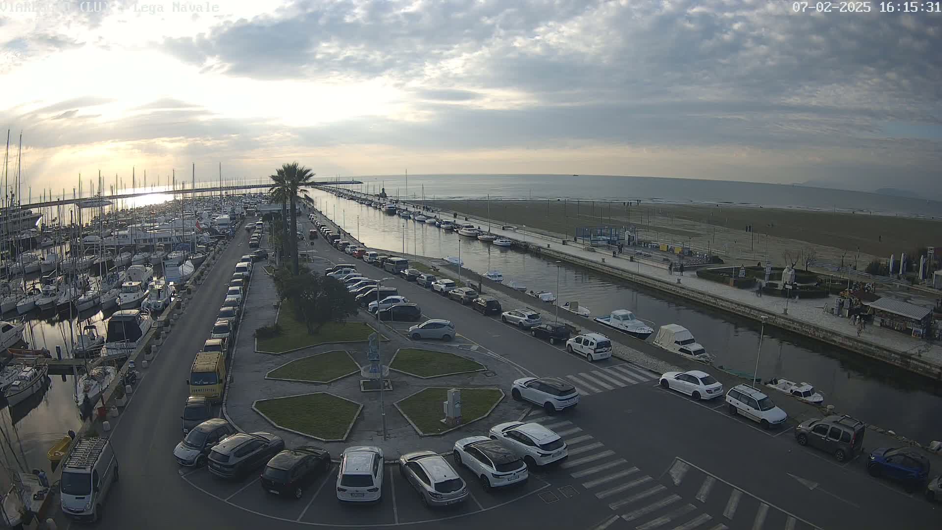 Viareggio, Naval League Coast Live Cam - Tuscany, Italy