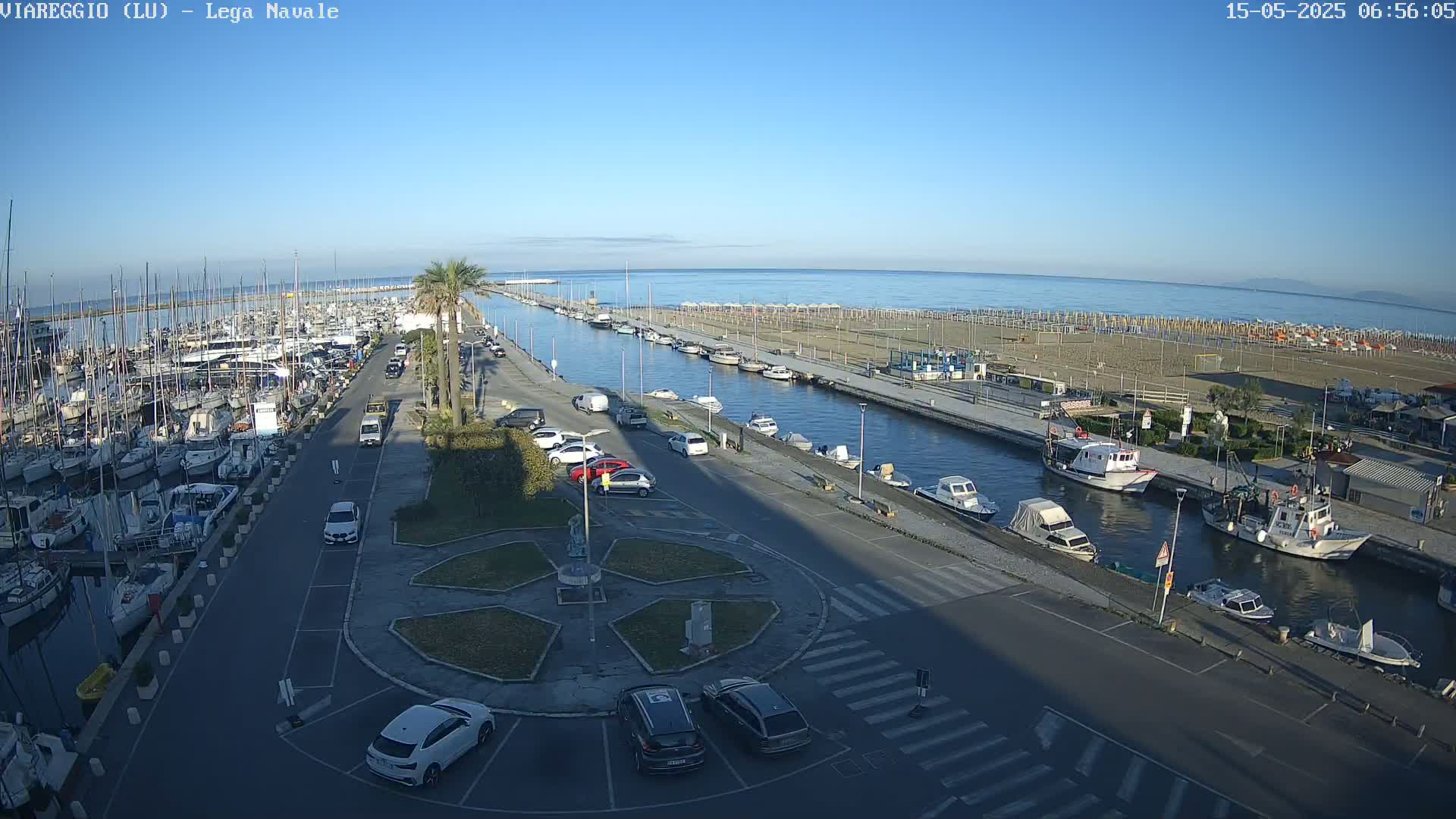 Viareggio, Naval League Coast Live Cam - Tuscany, Italy