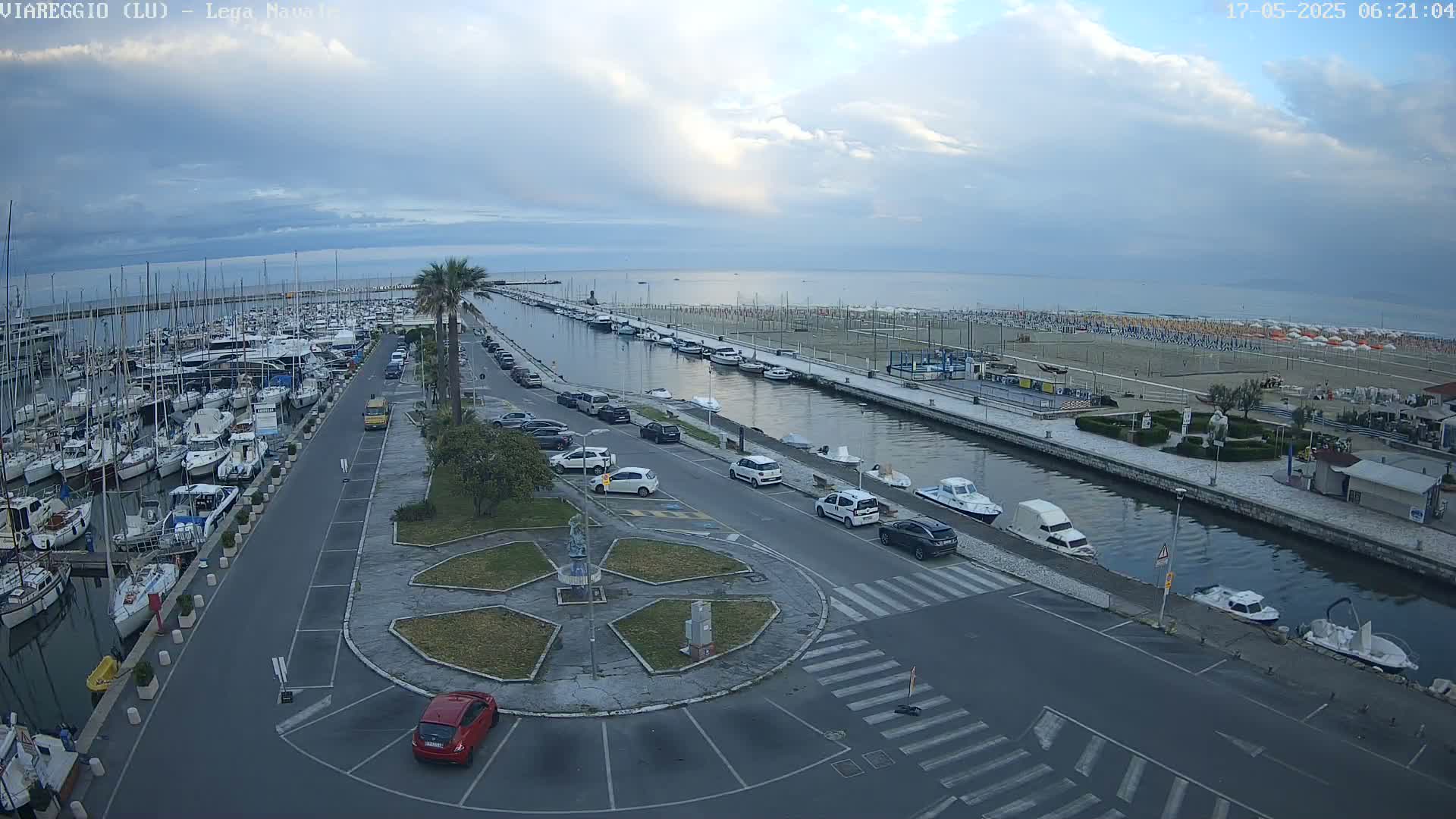 Viareggio, Naval League Coast Live Cam - Tuscany, Italy