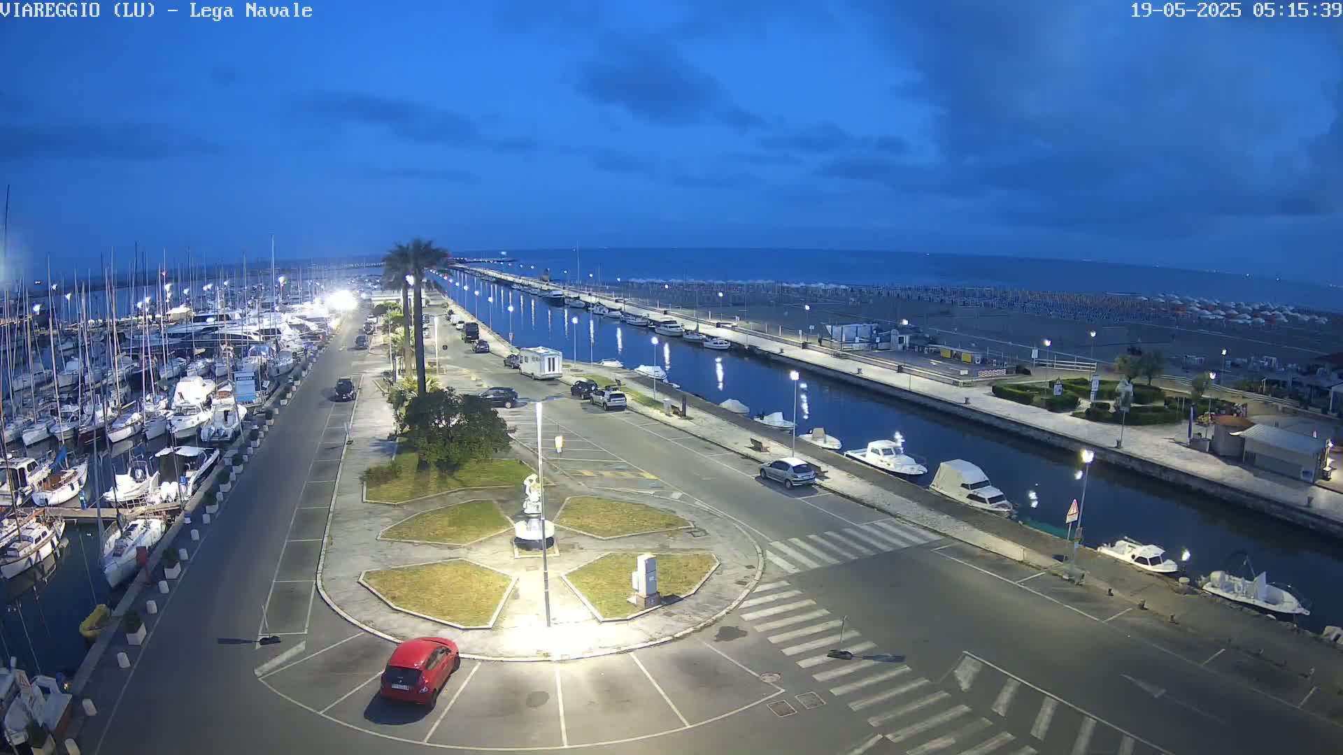 Viareggio, Naval League Coast Live Cam - Tuscany, Italy
