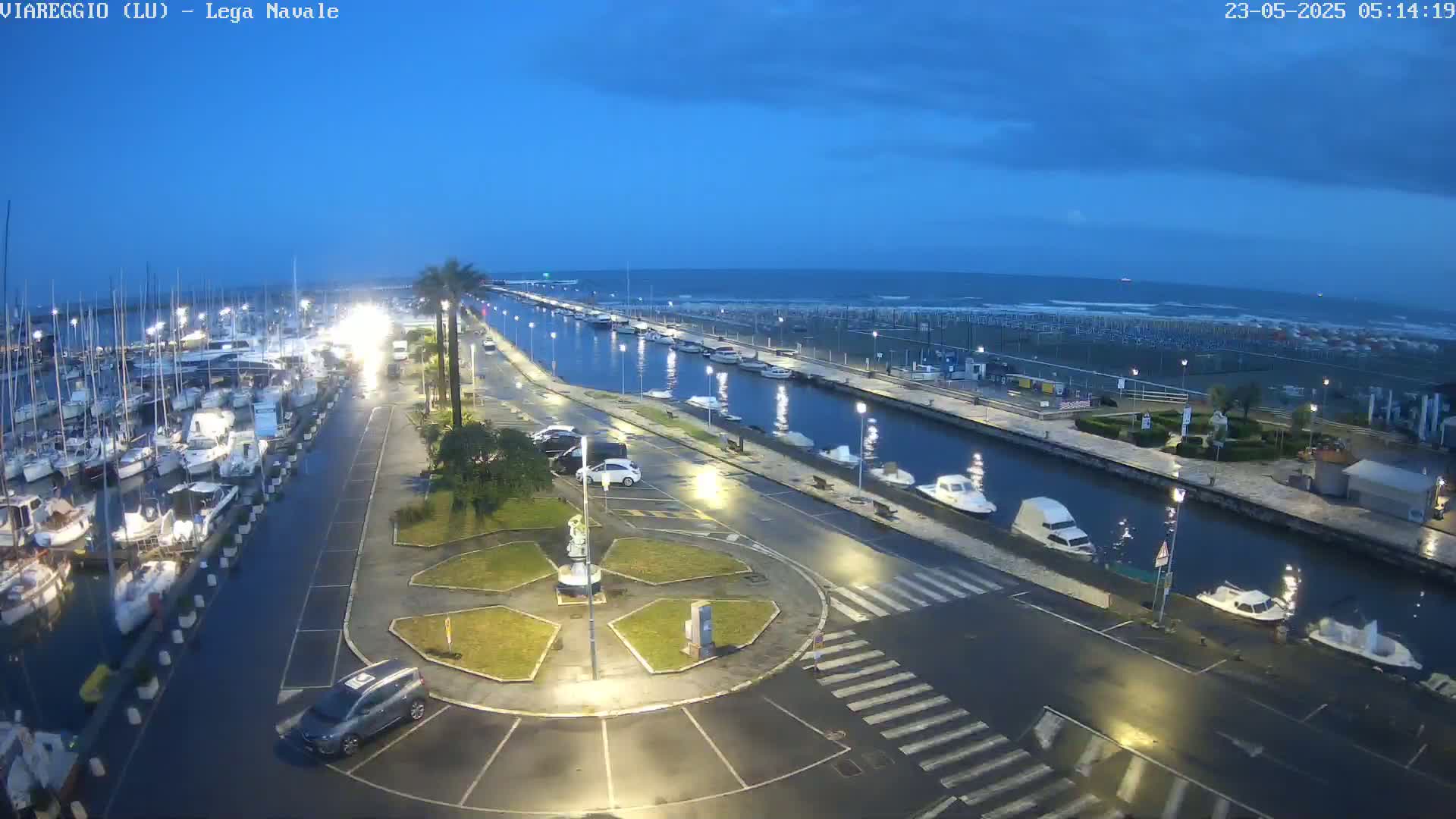 Viareggio, Naval League Coast Live Cam - Tuscany, Italy