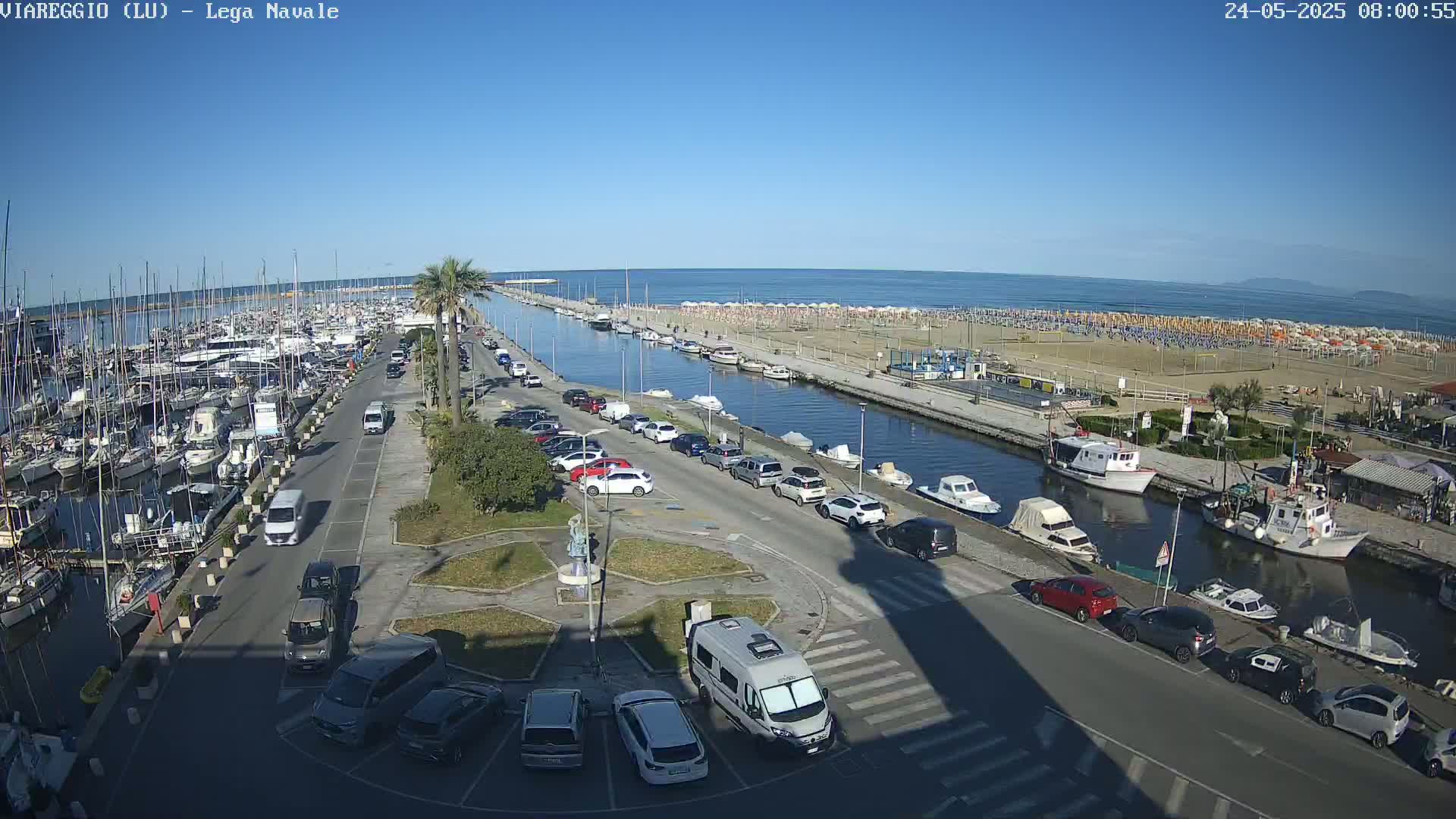 Viareggio, Naval League Coast Live Cam - Tuscany, Italy