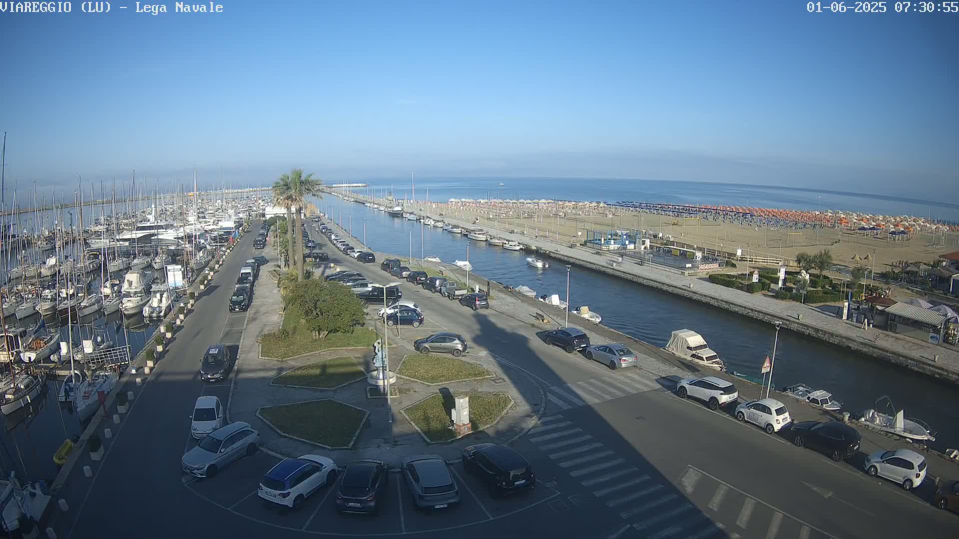 Viareggio, Naval League Coast Live Cam - Tuscany, Italy