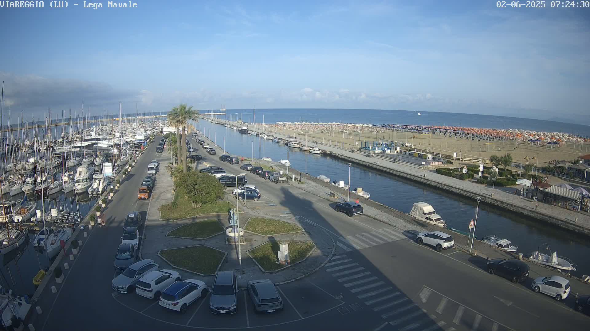 Viareggio, Naval League Coast Live Cam - Tuscany, Italy